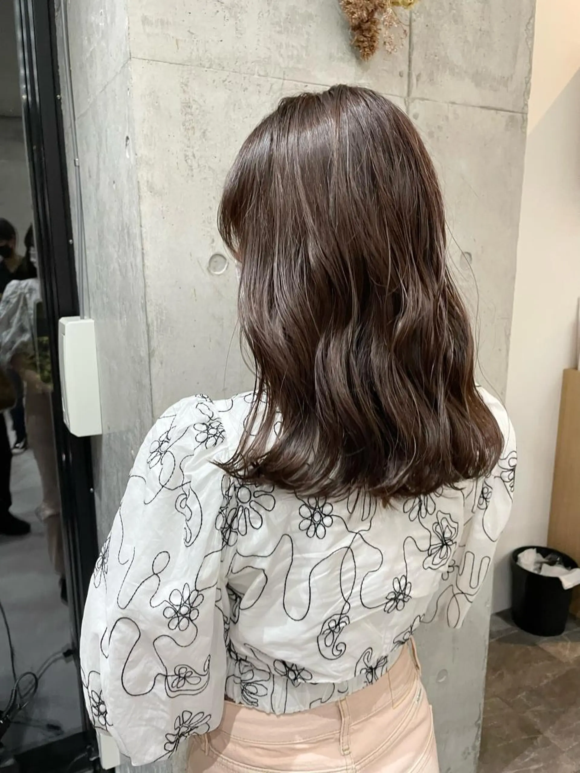 ロング カット ヘアカラー トリートメント ✨透明感カラー/縮毛 恵比寿HAYATO✨のヘアスタイル