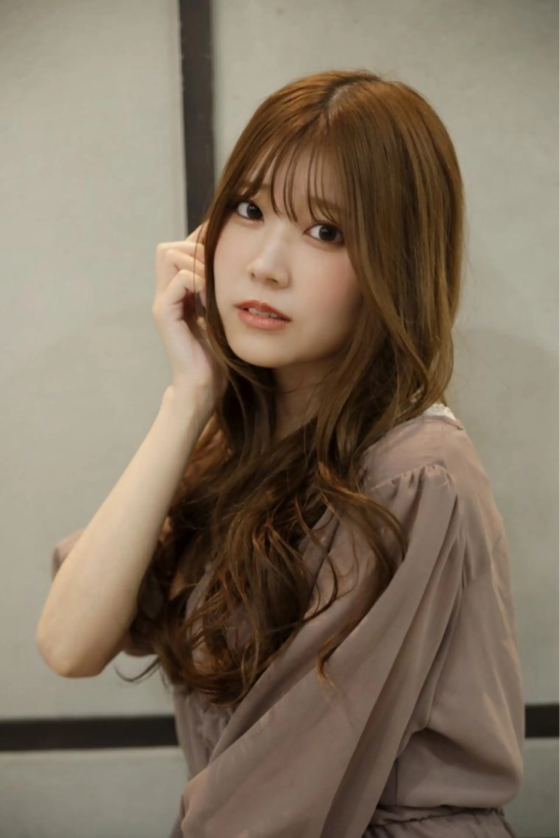 ロング カラー パーマ ヘーゼル カット ヘアカラー パーマ トリートメント 森田 真由のヘアスタイル