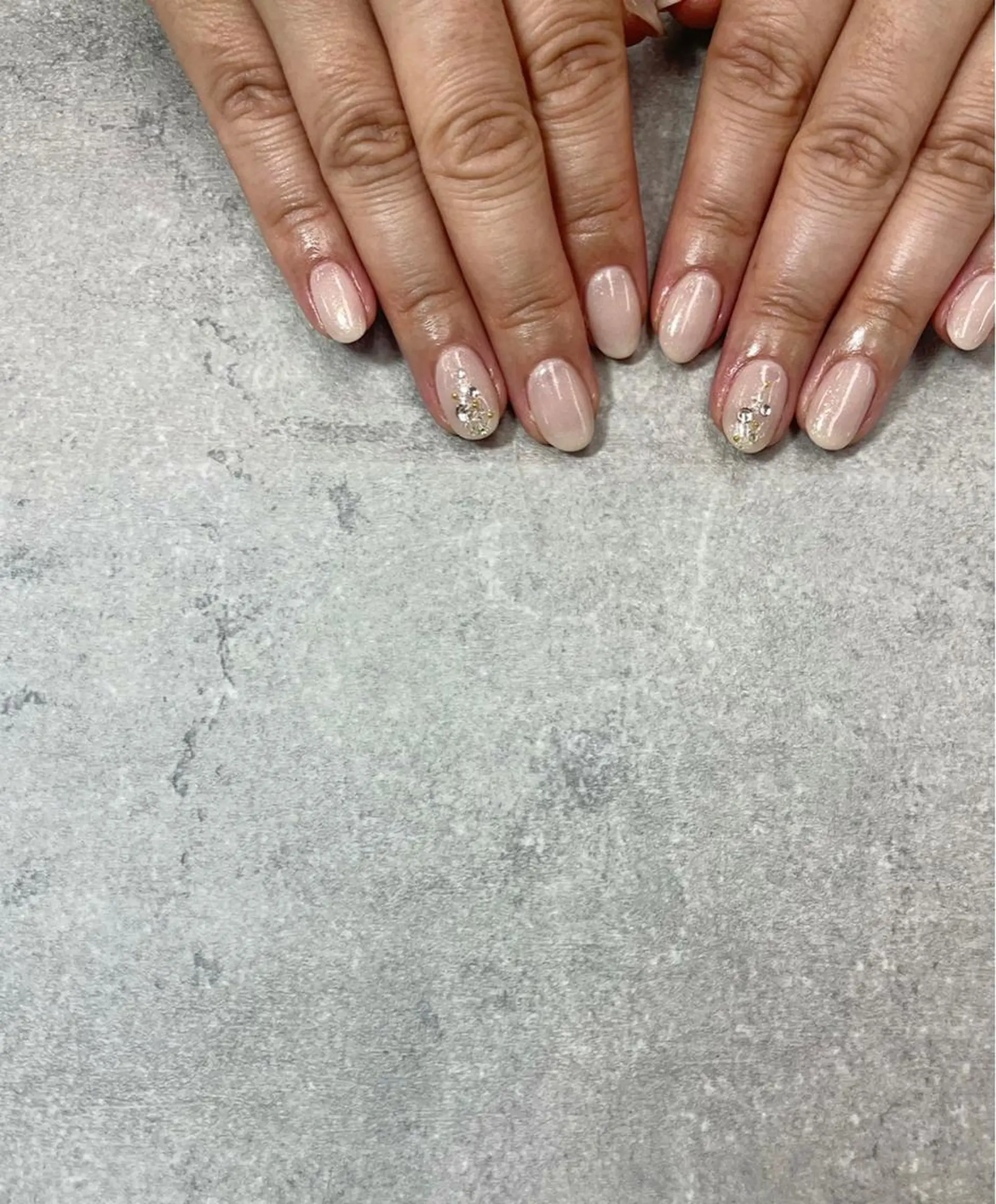 ネイル ホワイト ハンドネイル FASTNAIL PLUS 新宿店のネイルデザイン