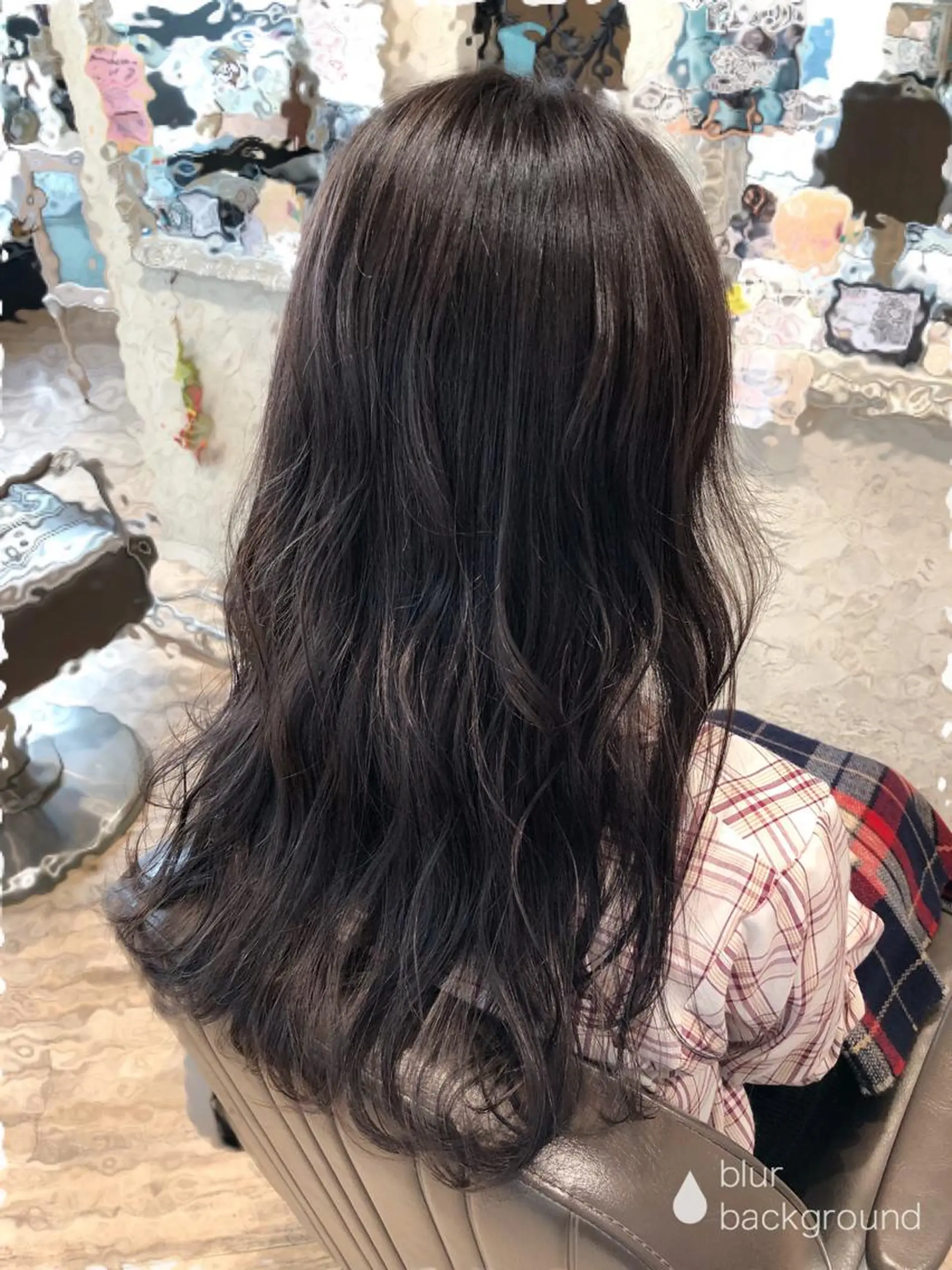 ロング カラー ベージュカラー🧸 伊藤なつみのヘアスタイル