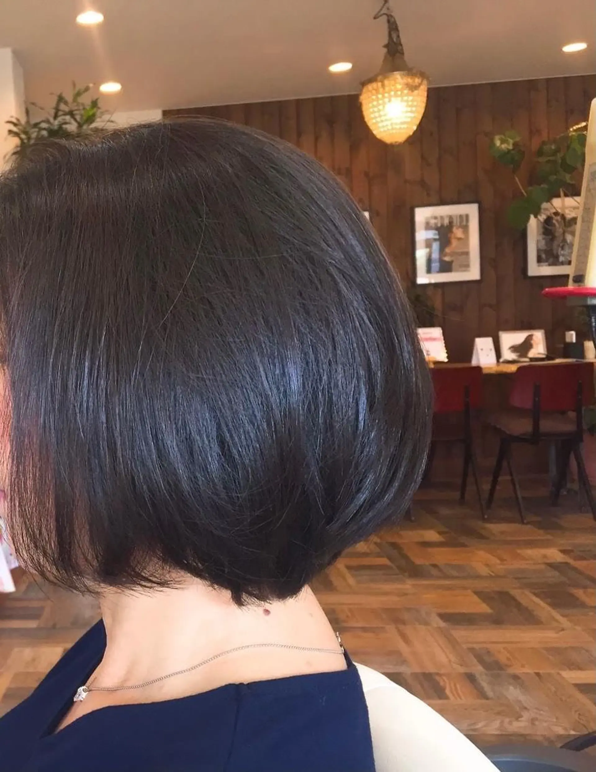 ミディアム ボブ カット ヘアカラー R's hair 大道瞳のヘアスタイル