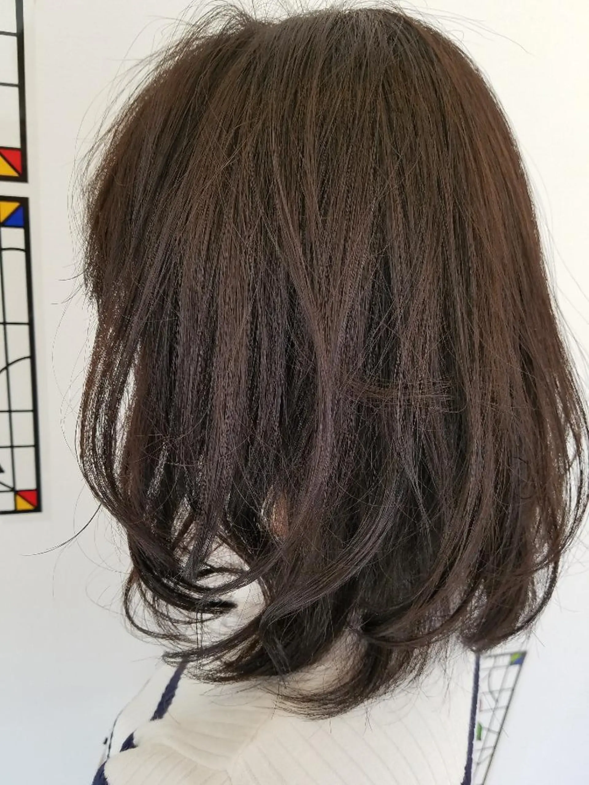 ミディアム カラー ダークグレー ダークグレージュ グレージュ 髪質改善/ハイライト 小林秀樹のヘアスタイル