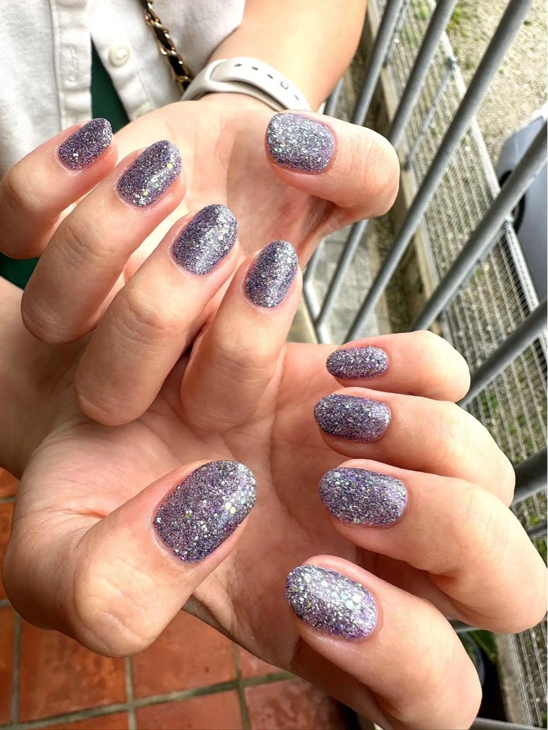 ネイル パープル ハンドネイル nail campのネイルデザイン