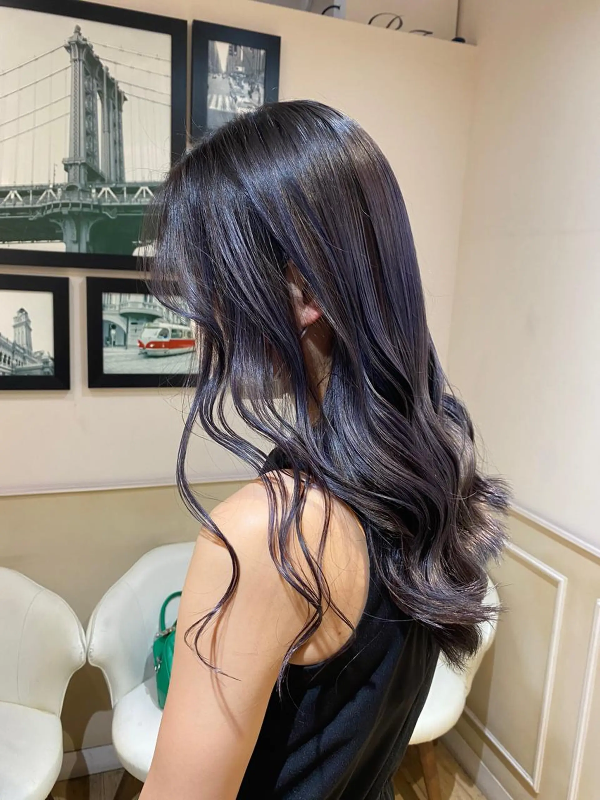 ロング カット ヘアカラー トリートメント ヘアセット 💈メンズパーマ特化 店長望月謙二郎💈のヘアスタイル