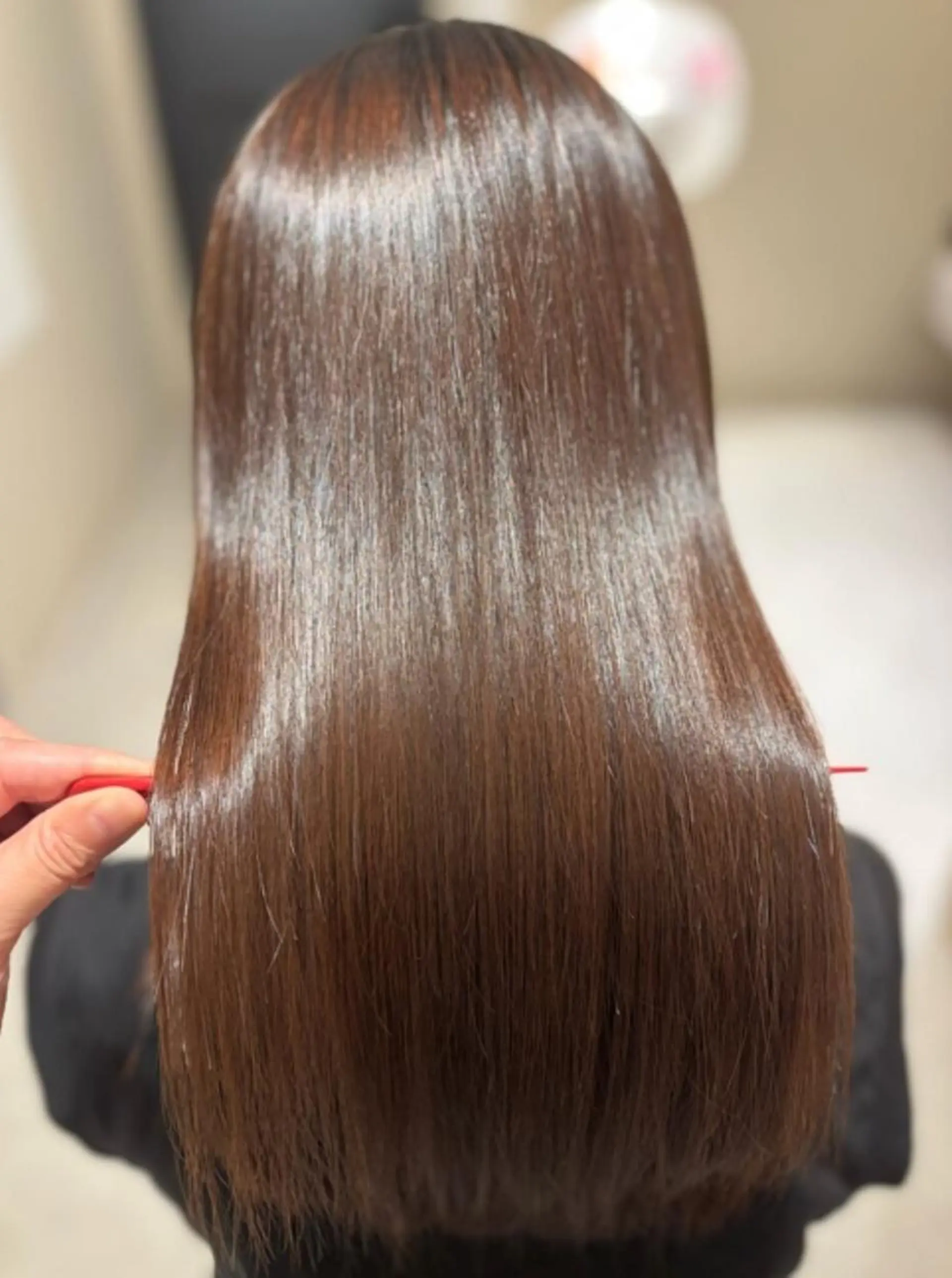 ロング カラー パーマ ヘアカラー 縮毛矯正 西梅田/髪質改善特化 さくら🌸のヘアスタイル