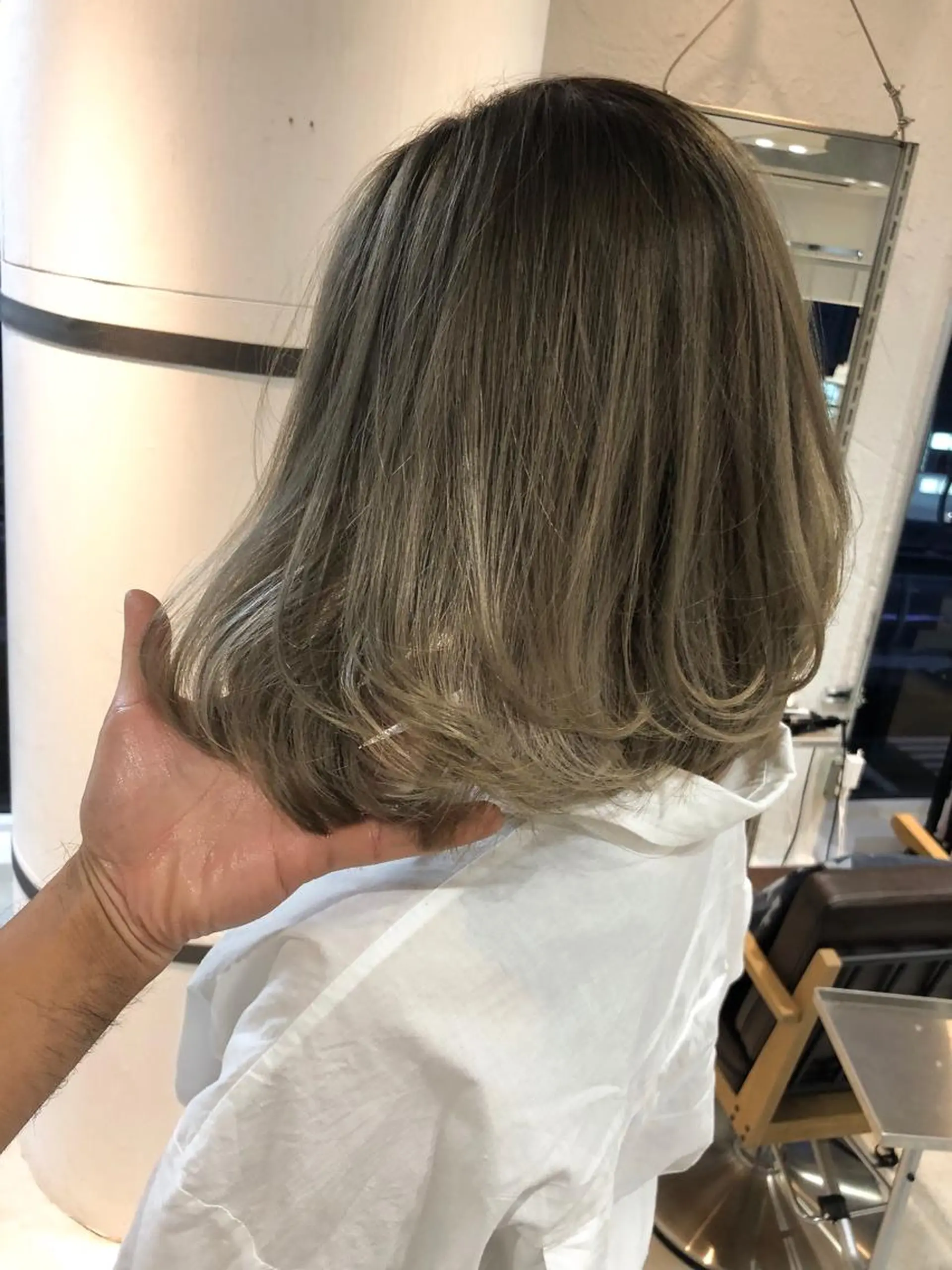 ミディアム カラー イルミナカラー welring hair salonのヘアスタイル