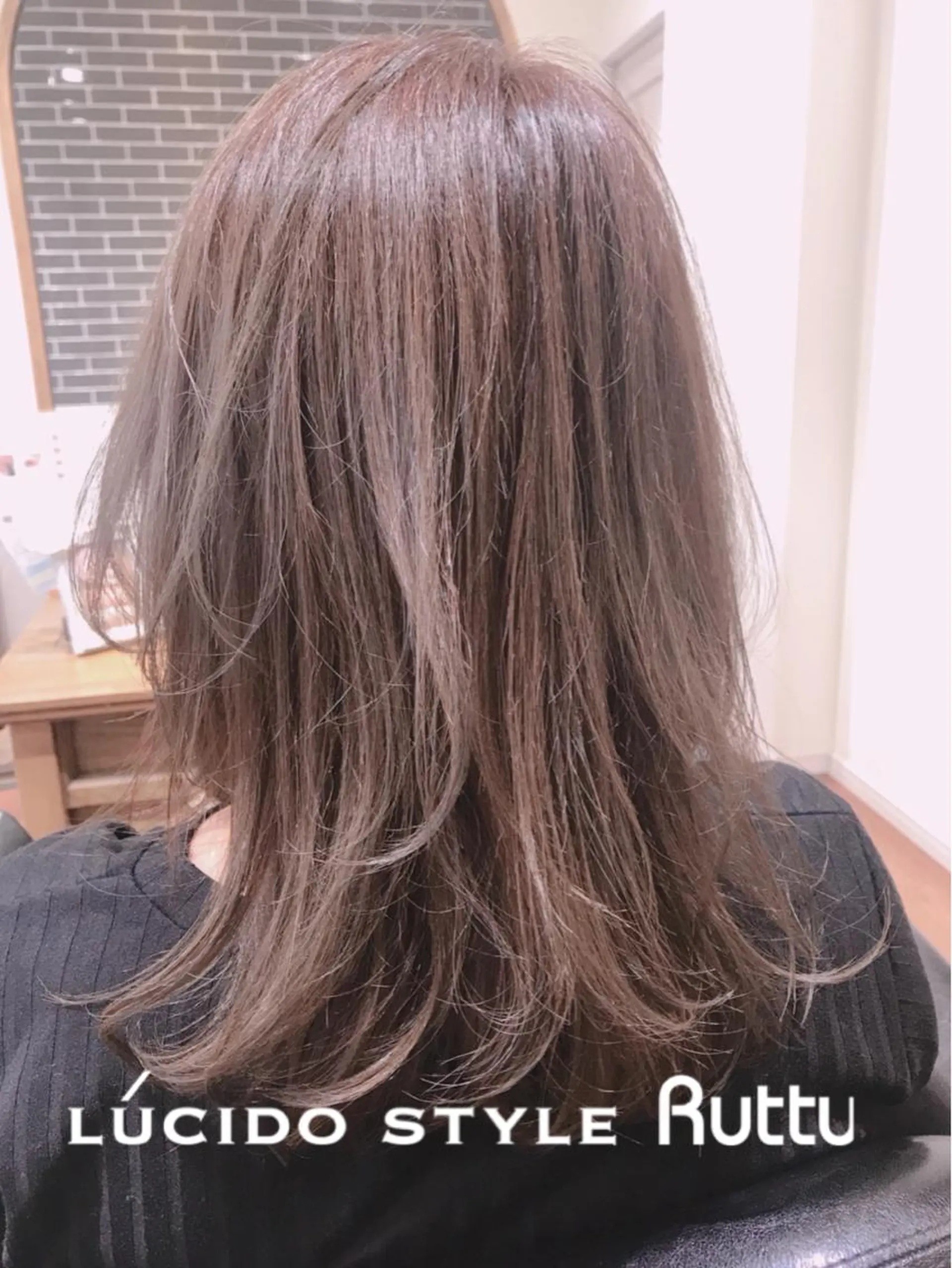 ロング カラー 透明感カラー カット トリートメント アザマ　ヤスカツ _rosso 川口のヘアスタイル