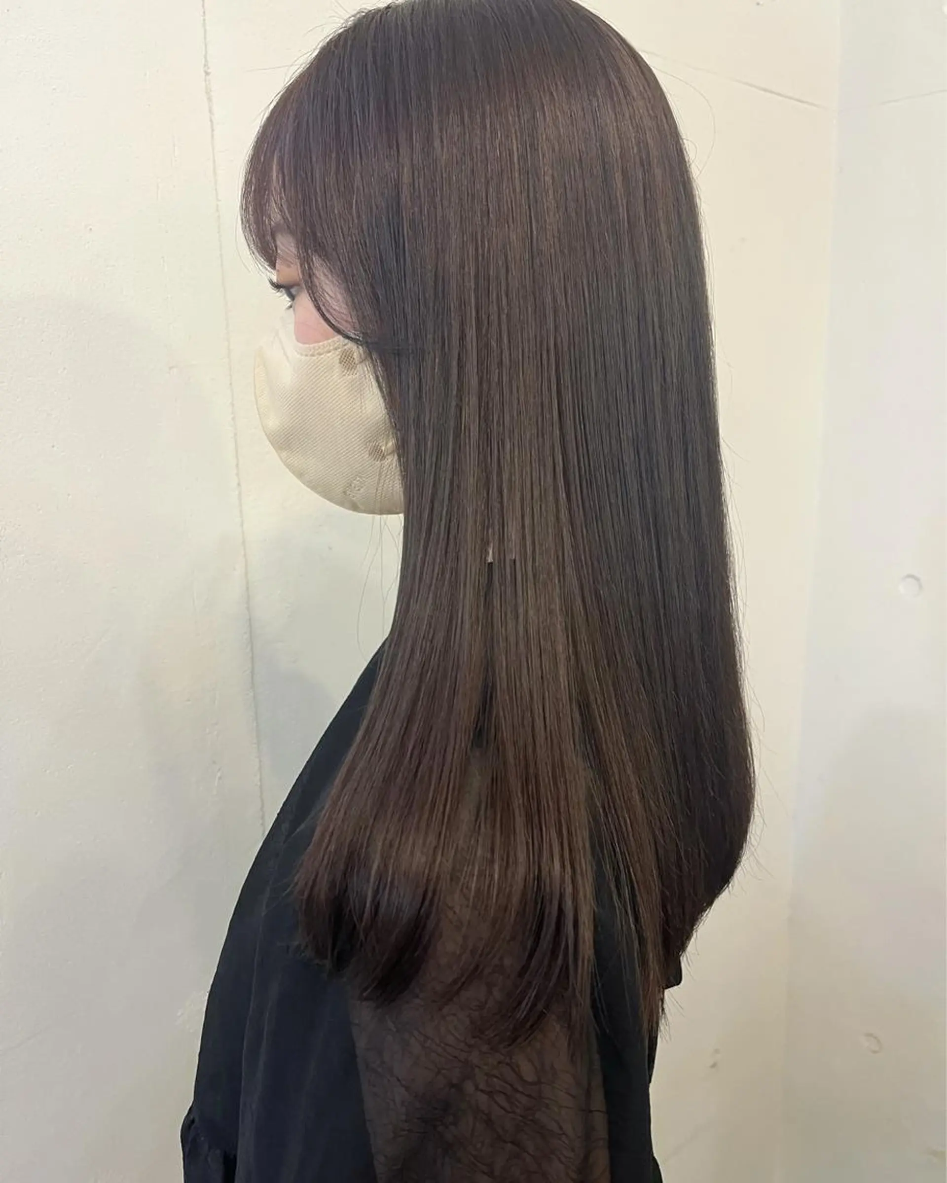 ロング カラー ブラウンカラー チョコレートブラウン ヘアカラー トリートメント mizuho🐈⬛ 艶髪¦ダークトーンのヘアスタイル