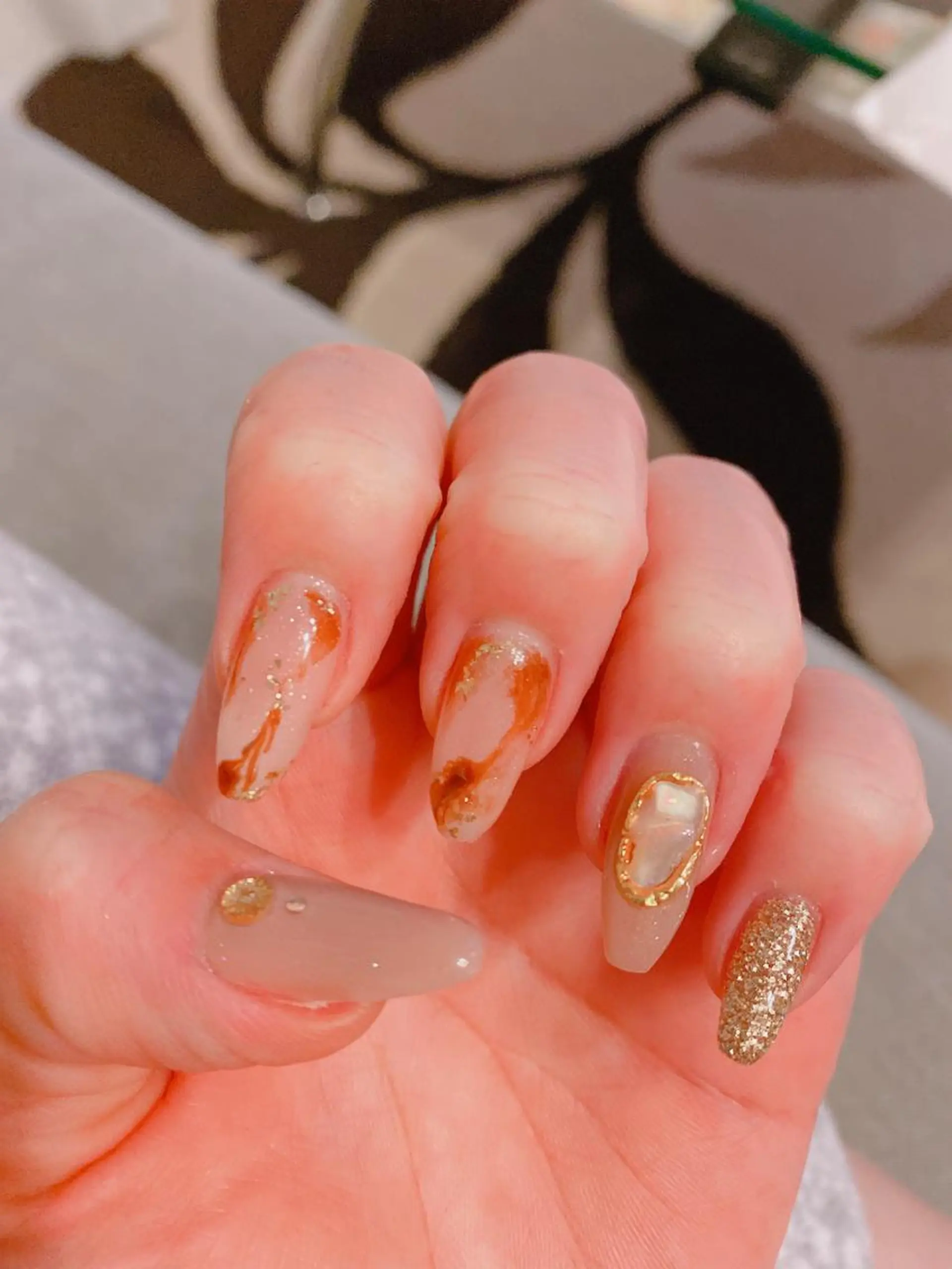 ロング shandy nailのネイルデザイン
