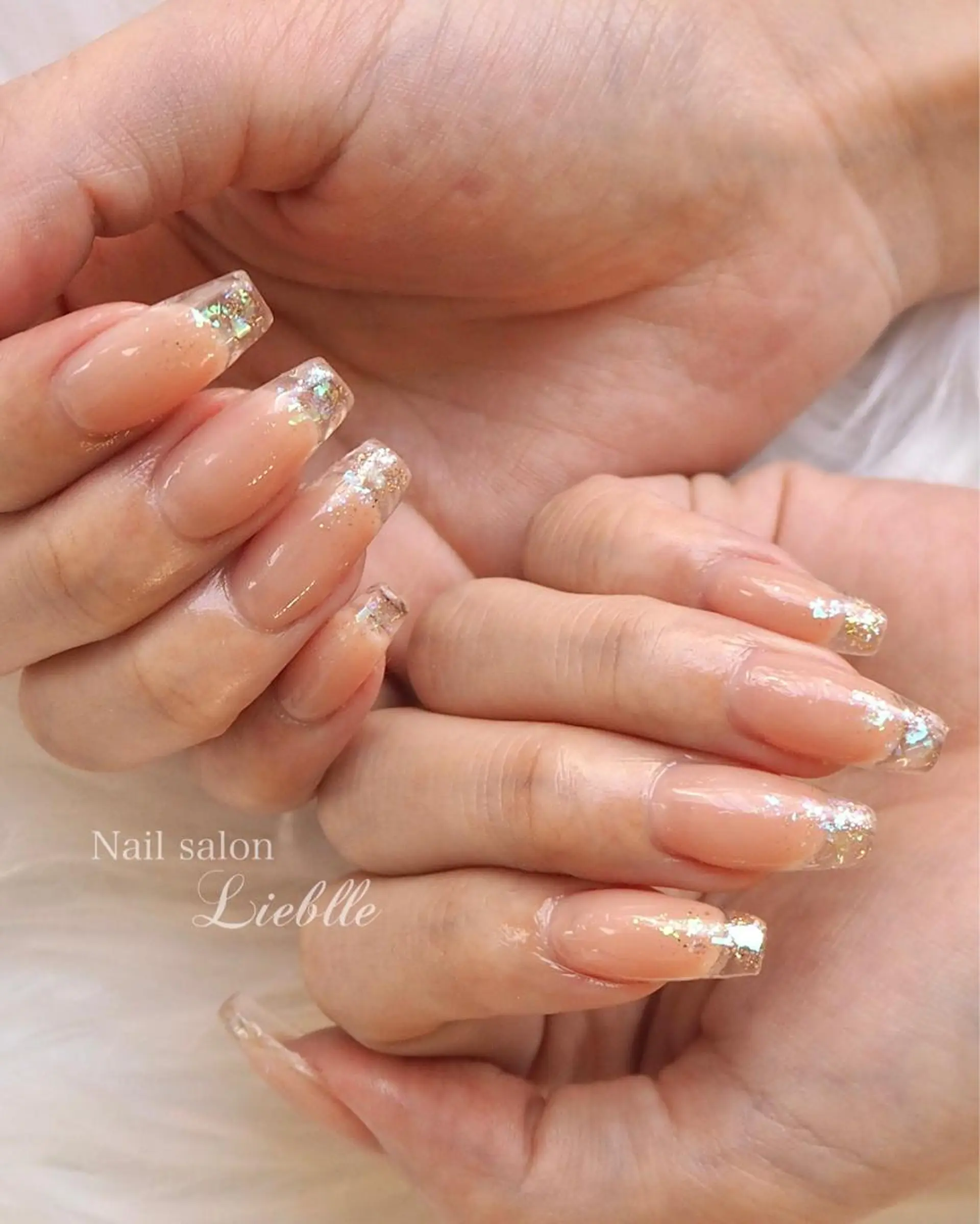 ロング カラー ネイル フレンチネイル ハンドネイル Lieblle所属・Nail salon Lieblleのネイルデザイン