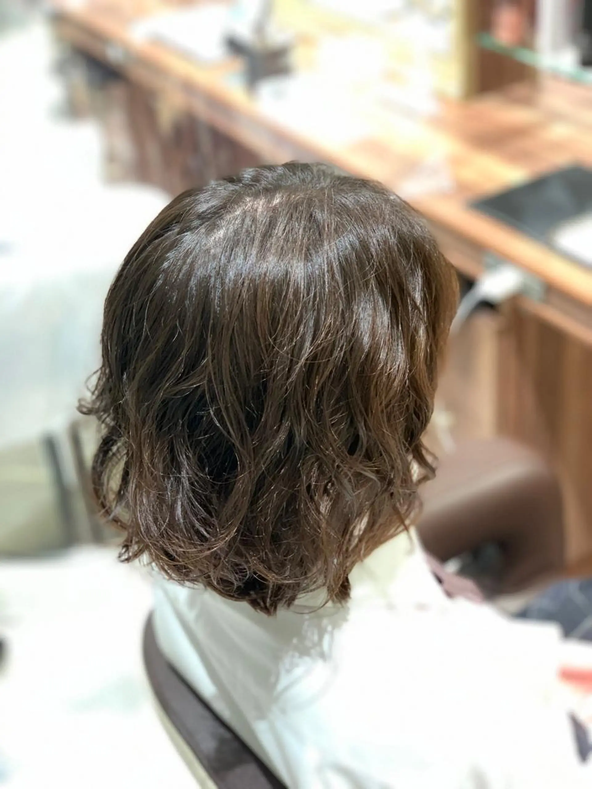 ショート パーマ カットカラーモデル 募集中店長　伊熊祐紀のヘアスタイル