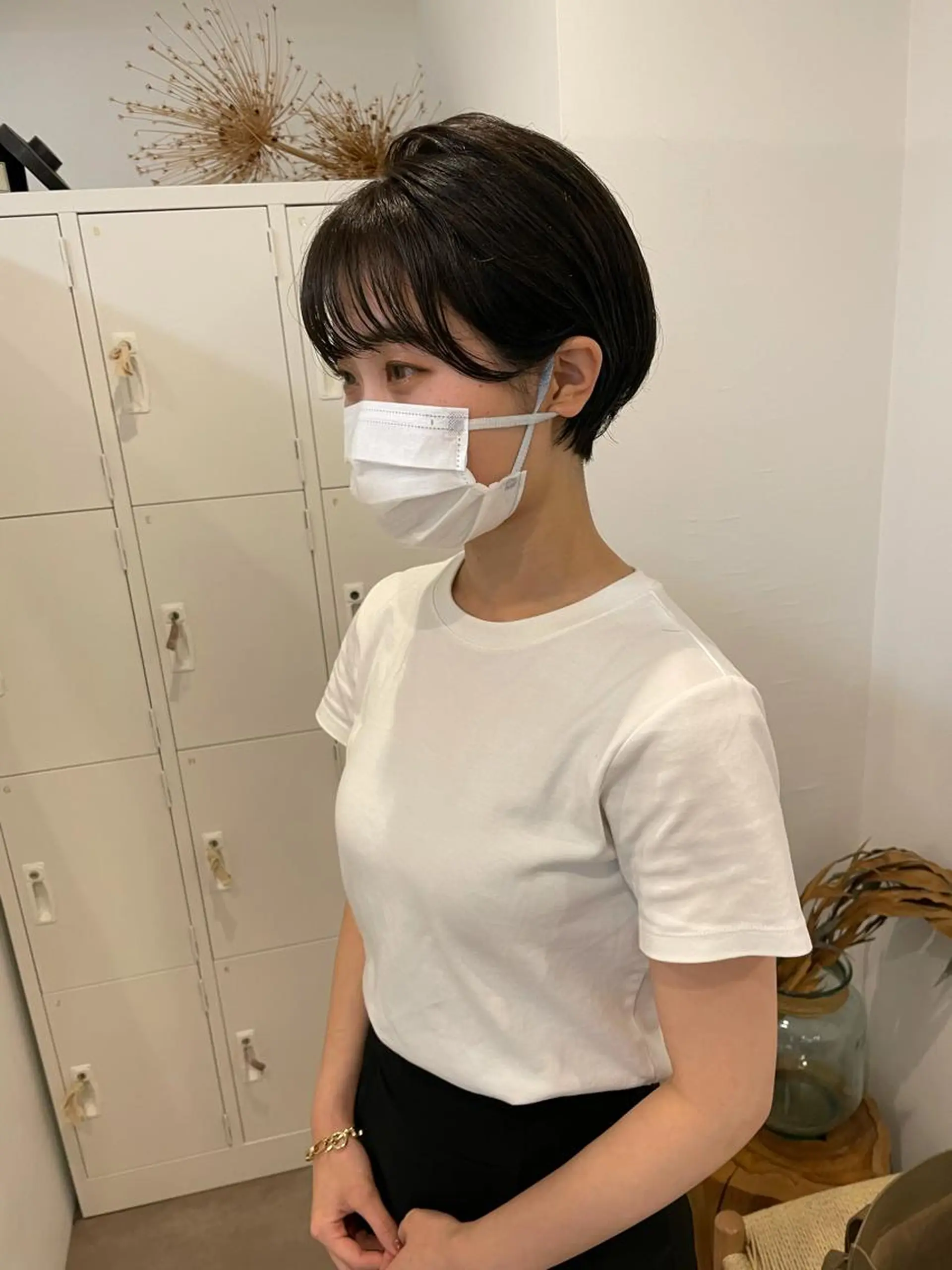 ショート カット ヘアカラー 大迫 江梨のヘアスタイル