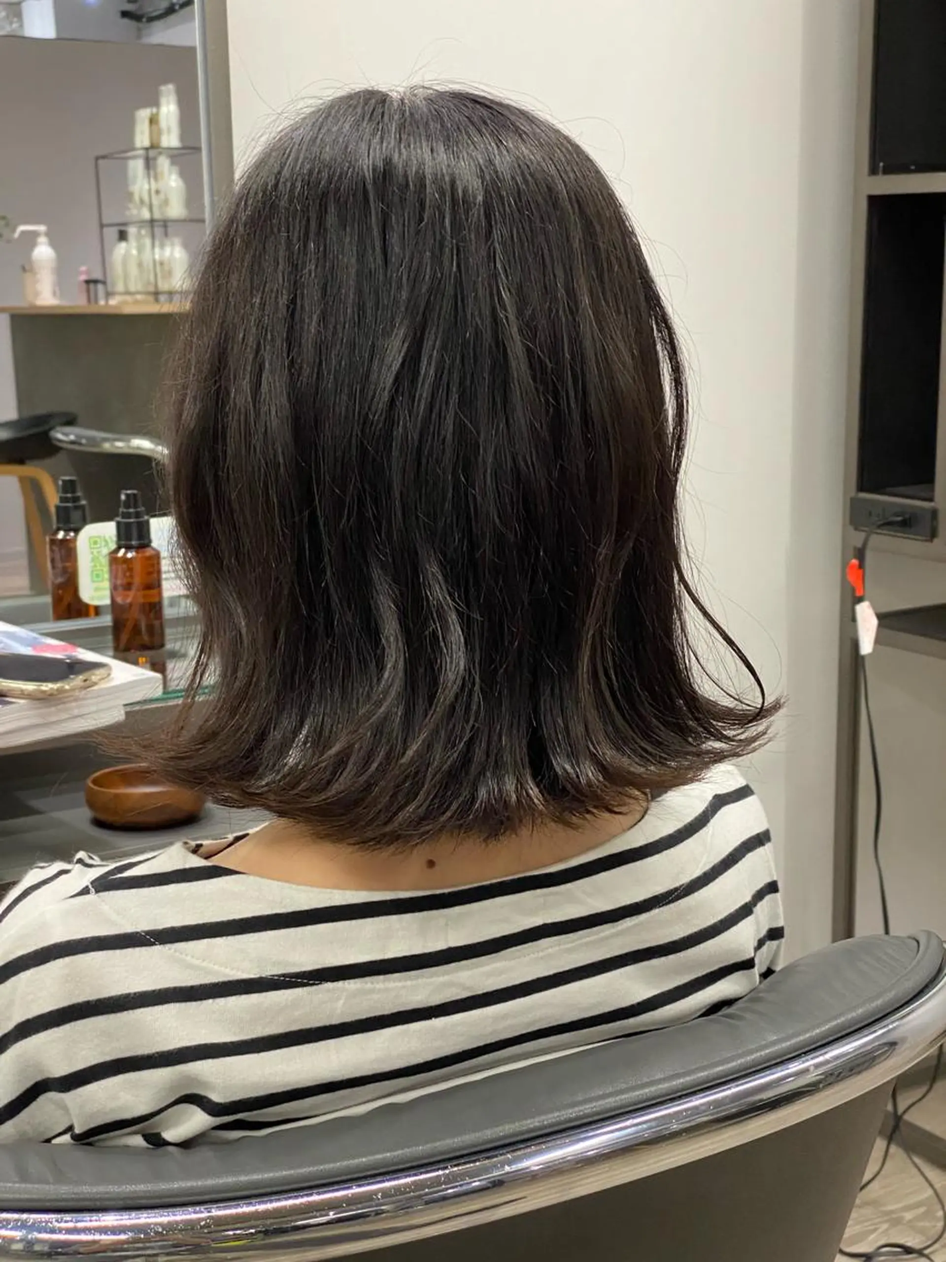 カラー 透明感カラー グレージュ ヘアカラー トリートメント や ぎ /似合わせ カラー/神戸美容室のヘアスタイル