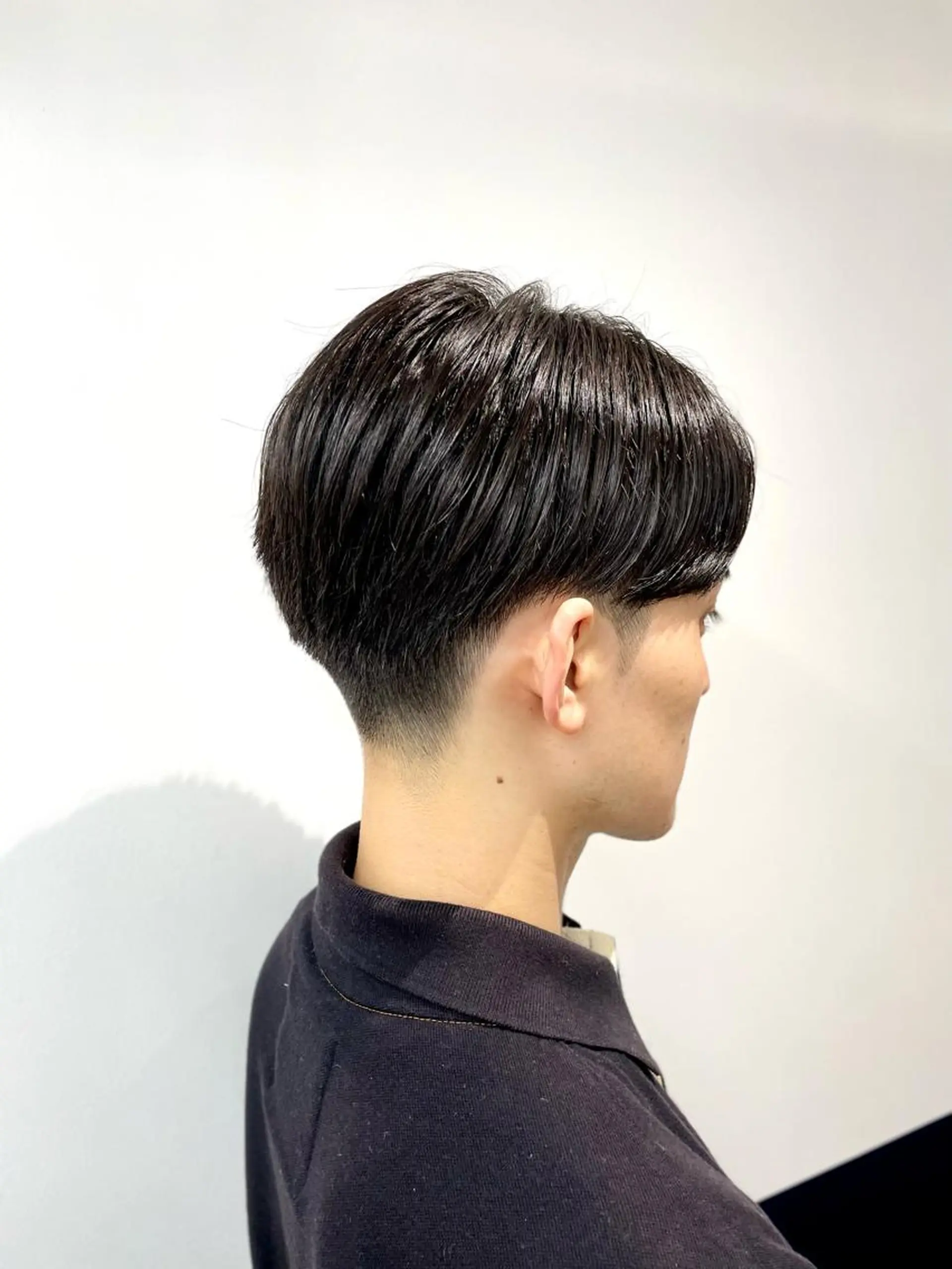 ショート メンズ センターパート カット 銀座メンズカット/ 銀座メンズパーマ/のヘアスタイル