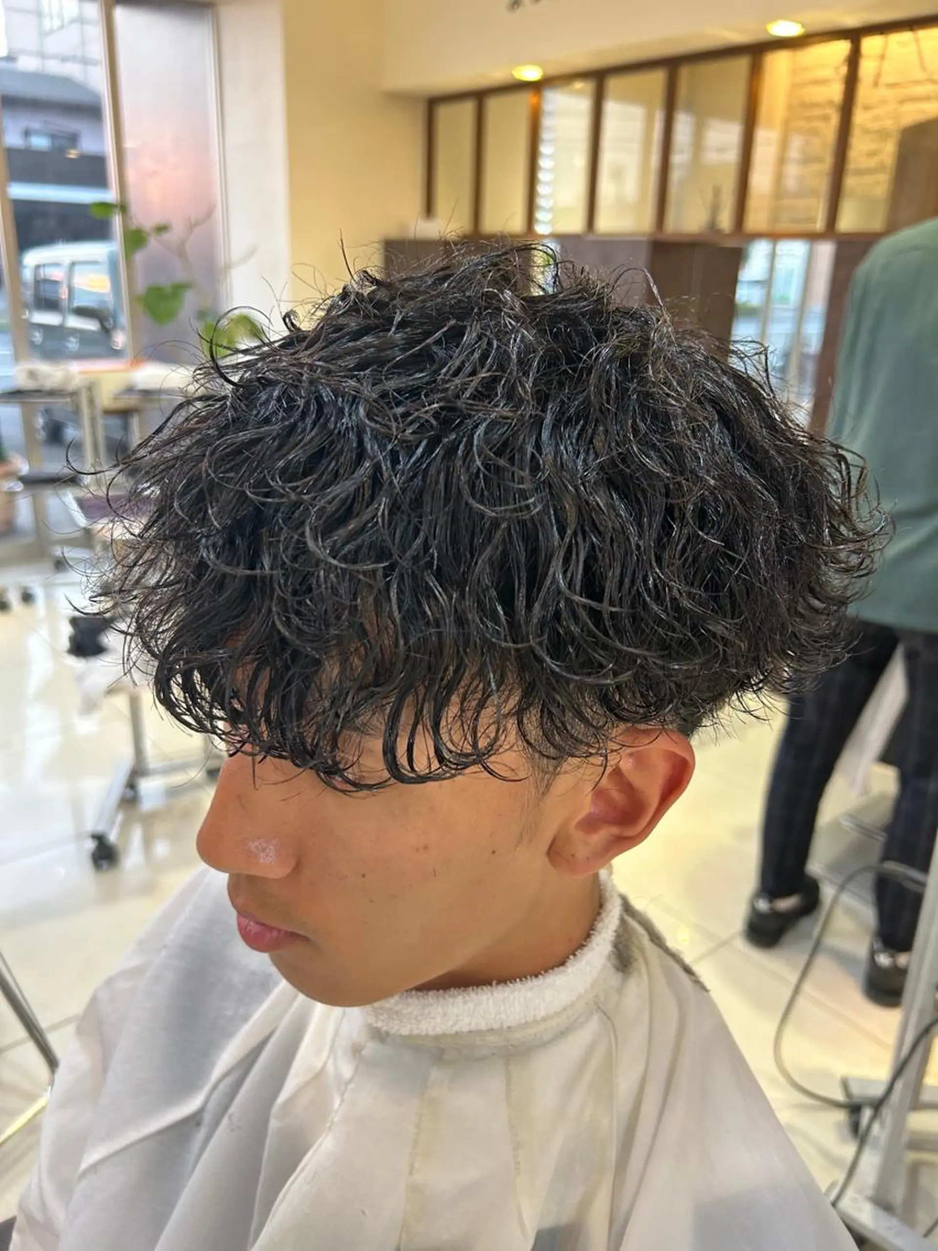 パーマ メンズ 草薙メンズ縮毛矯正 💫緒方美柚のヘアスタイル