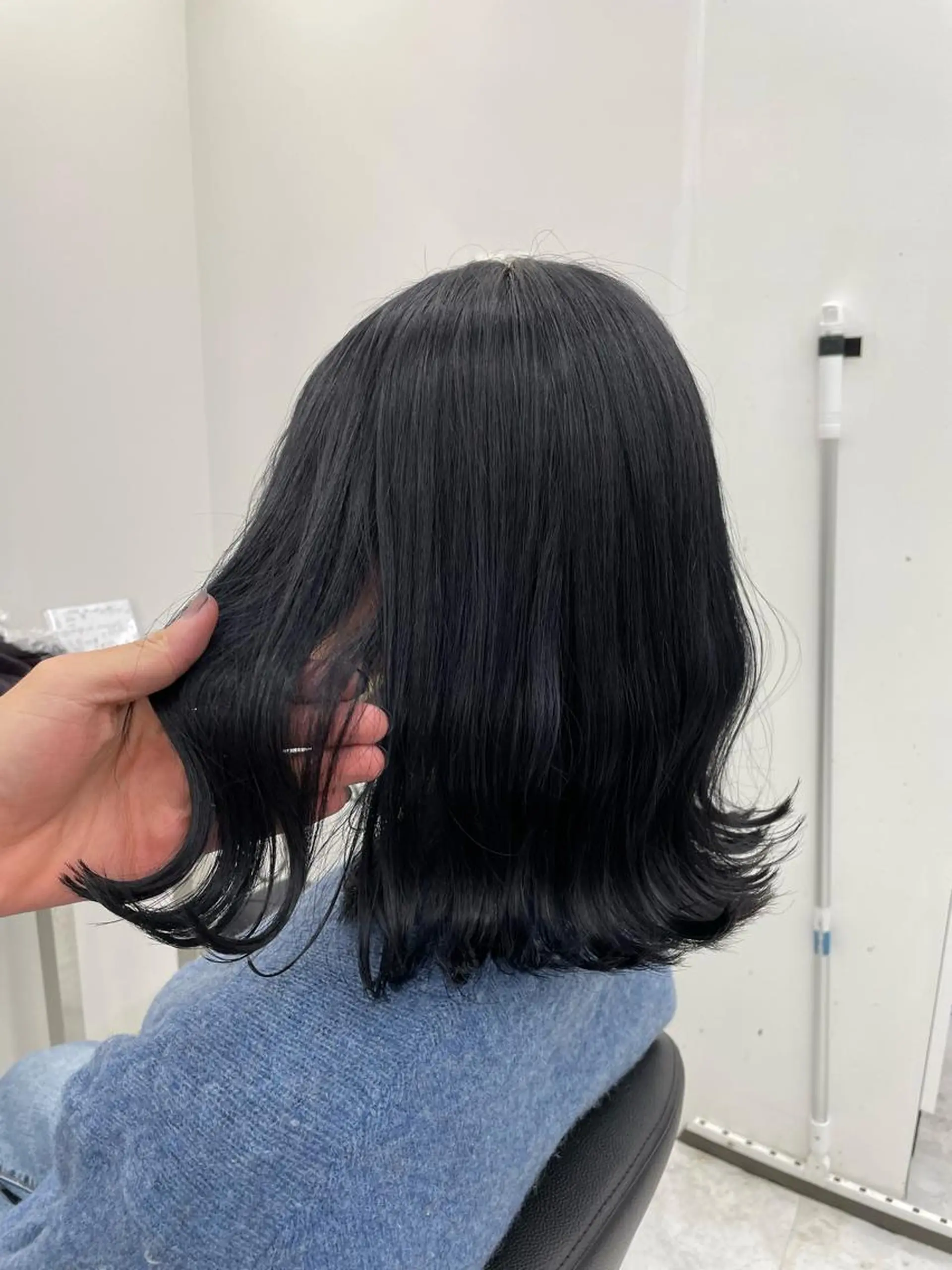 セミロング カラー ヘアアレンジ 縮毛矯正/髪質改善/ ブリーチ毛/木元渓太のヘアスタイル