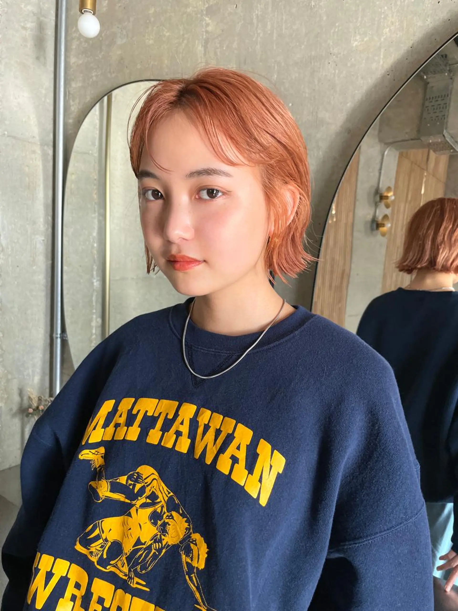 ショート カラー ブリーチ いまだけ募集✨ 森下優也のヘアスタイル