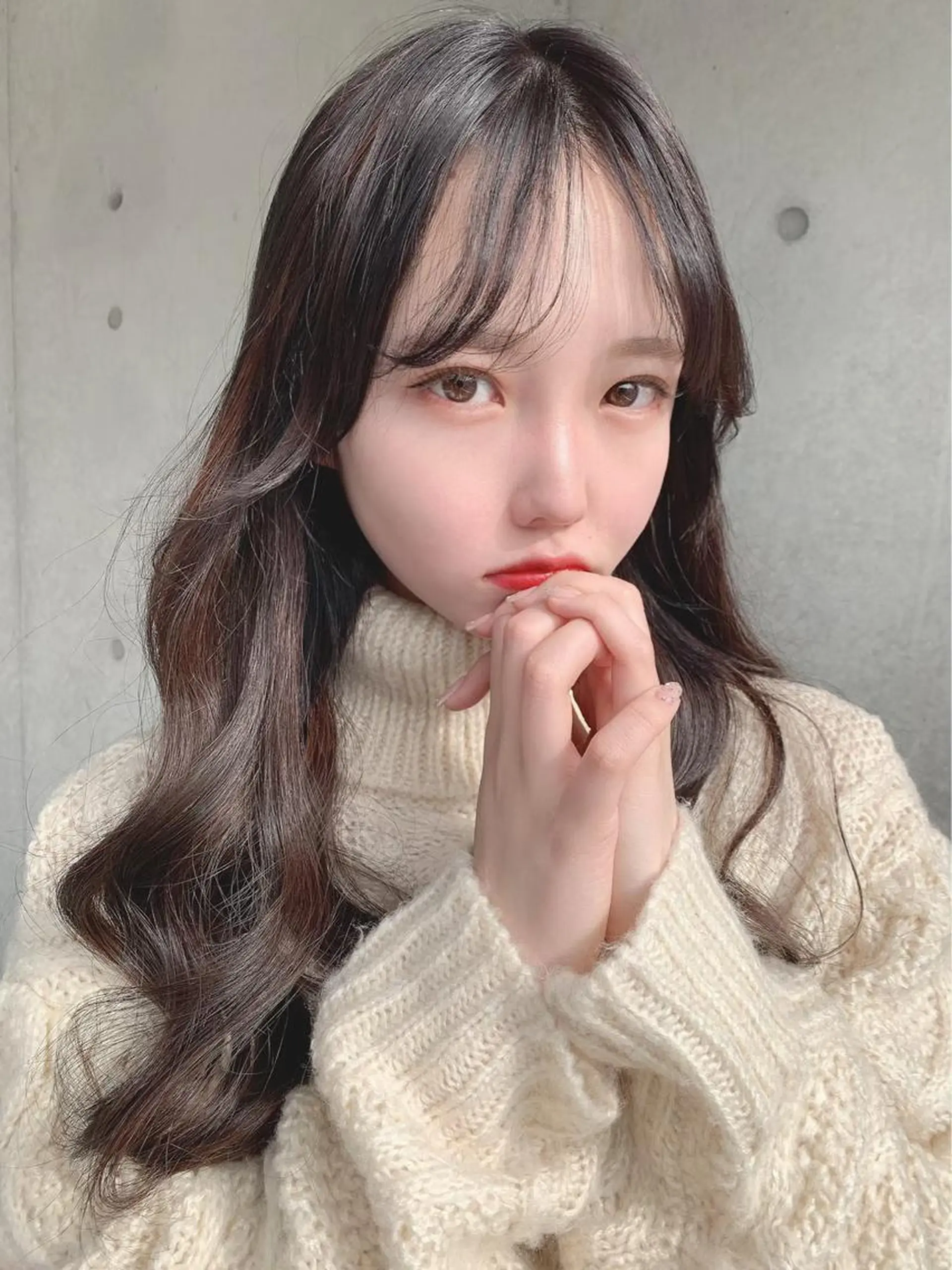 ロング カラー カット ヘアカラー トリートメント ヘアセット ⛄️冬の透明感 カラー⛄️大西のヘアスタイル