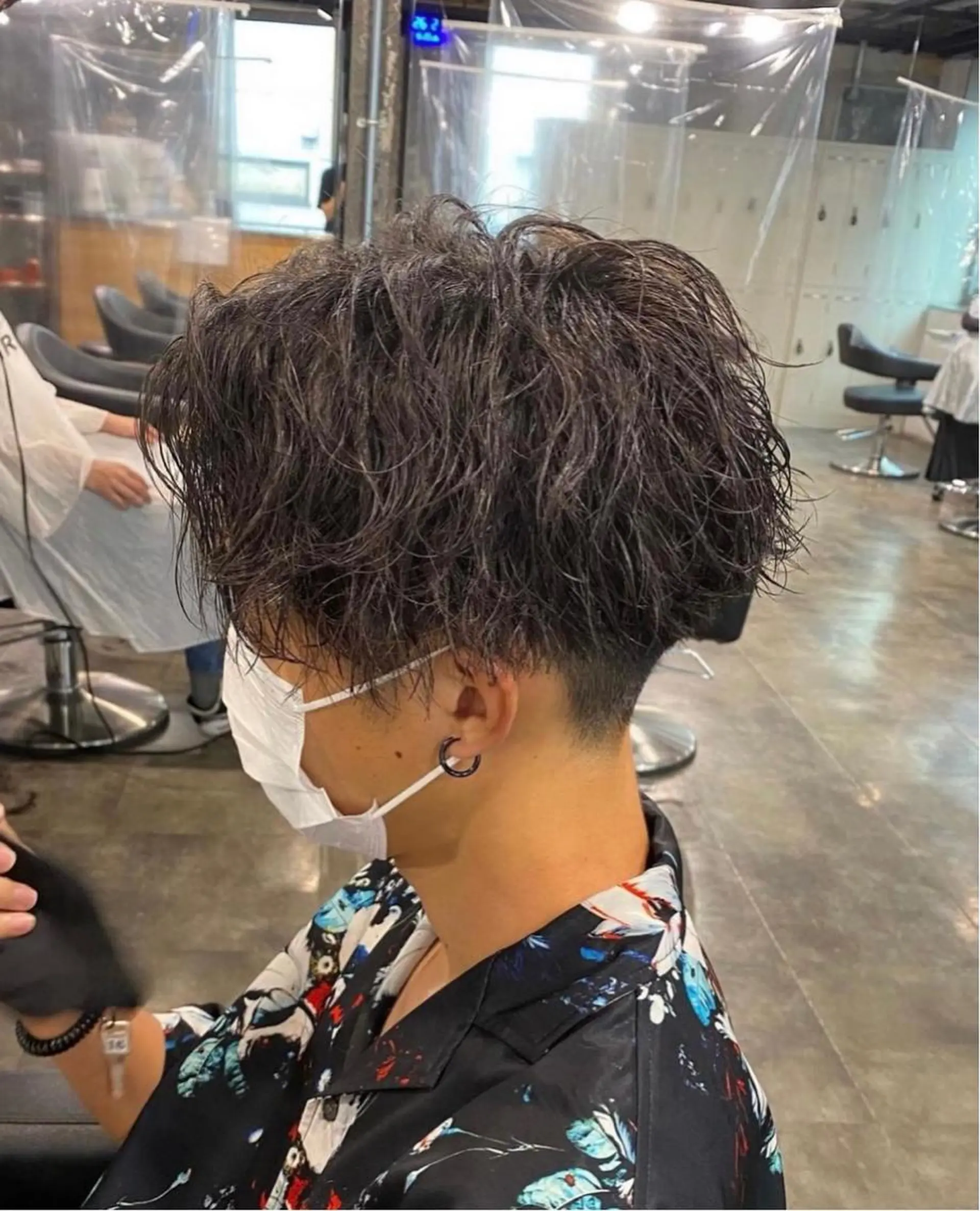 ショート メンズ 🟦ニュアンス/メン ズパーマ横浜🟦のヘアスタイル