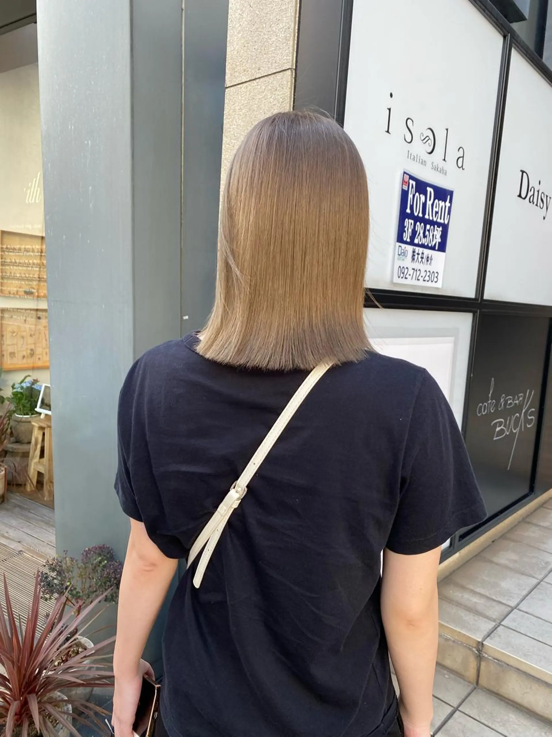 ミディアム カラー ヘアカラー トリートメント 吉武 茂暉のヘアスタイル