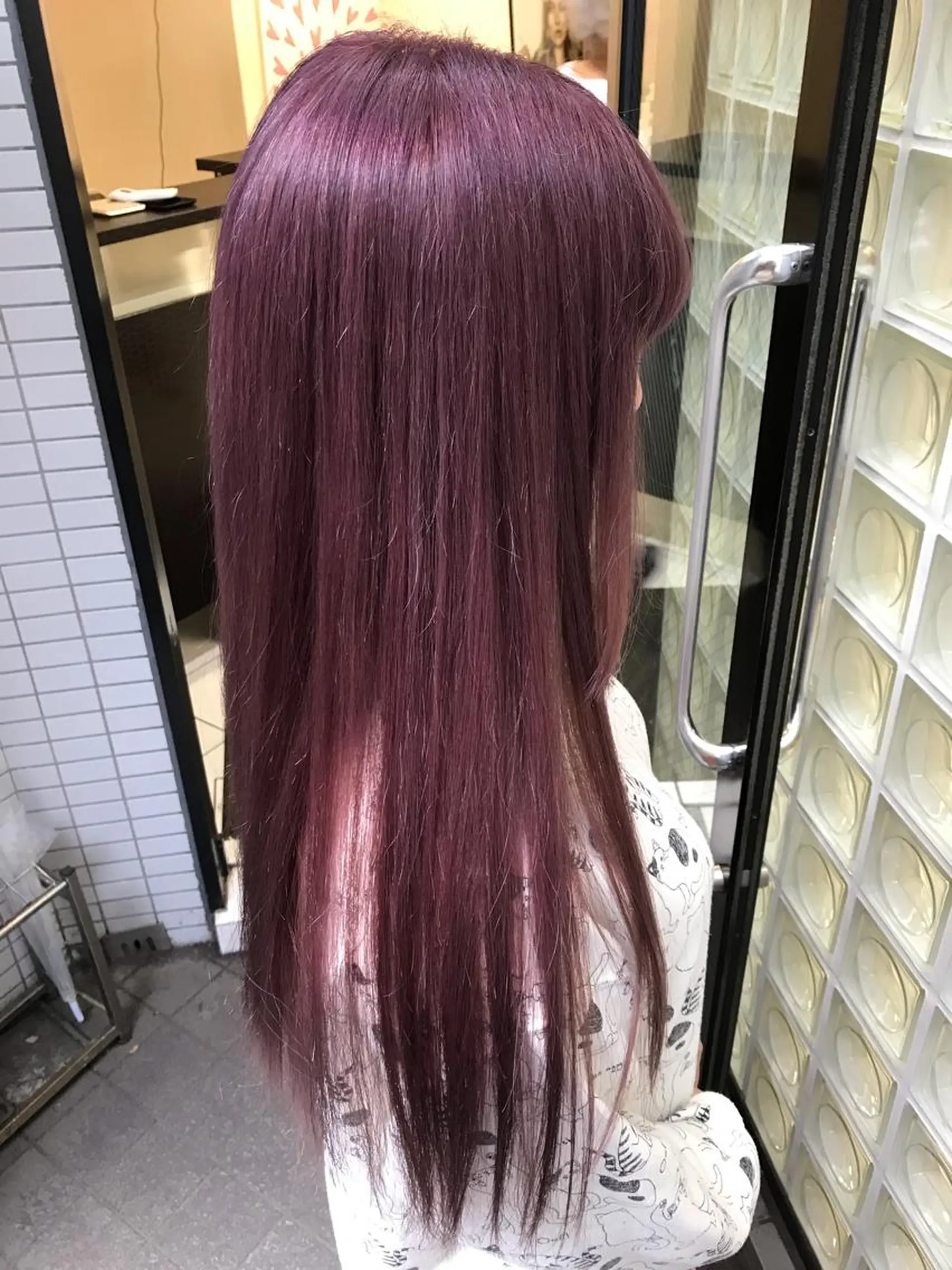 ロング カラー パーマ ヘアアレンジ メンズ キッズ ネイル マツエク・マツパ 神山 昌子のヘアスタイル