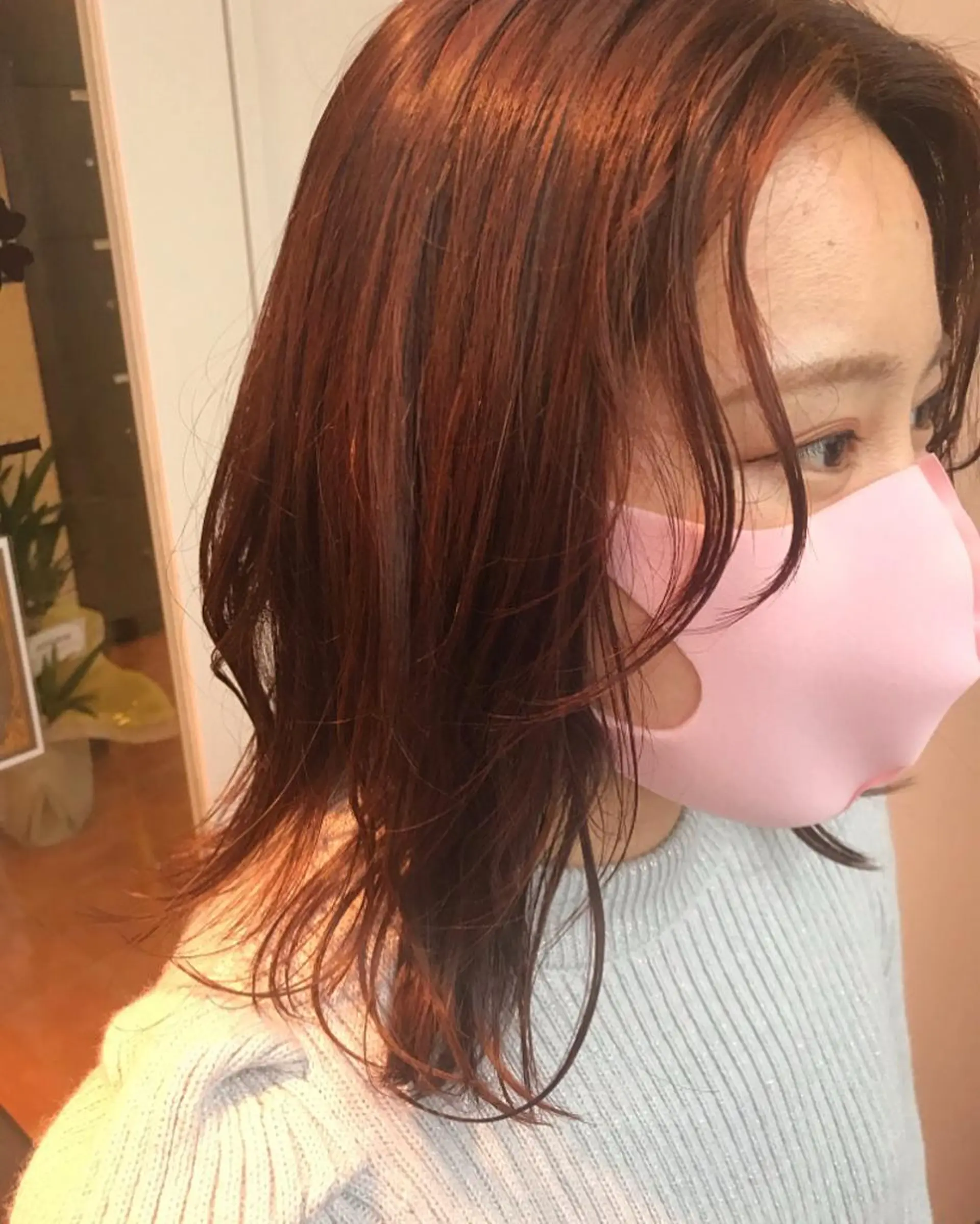 ミディアム カラー 🔷メンズフェザー スタイル🔹竹内凌のヘアスタイル