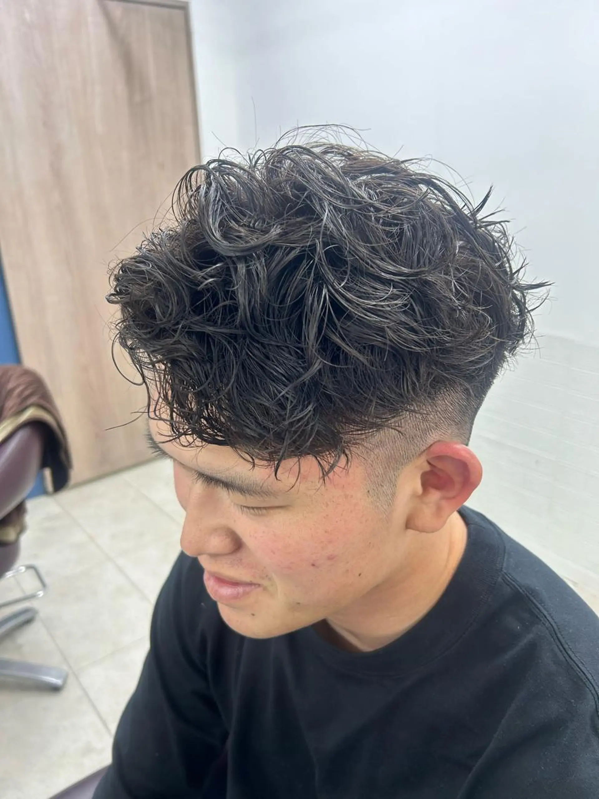 パーマ メンズ ダブルスキルエクステ /羽エクステ白石宇由のヘアスタイル