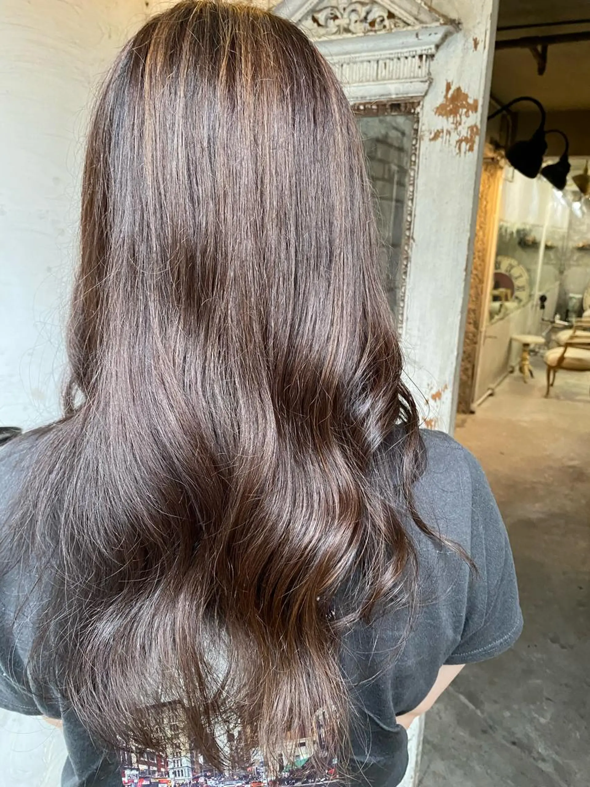 ロング カラー ハイライトカラー ハイライト お任せヘア☘️☘️ 及川渚のヘアスタイル