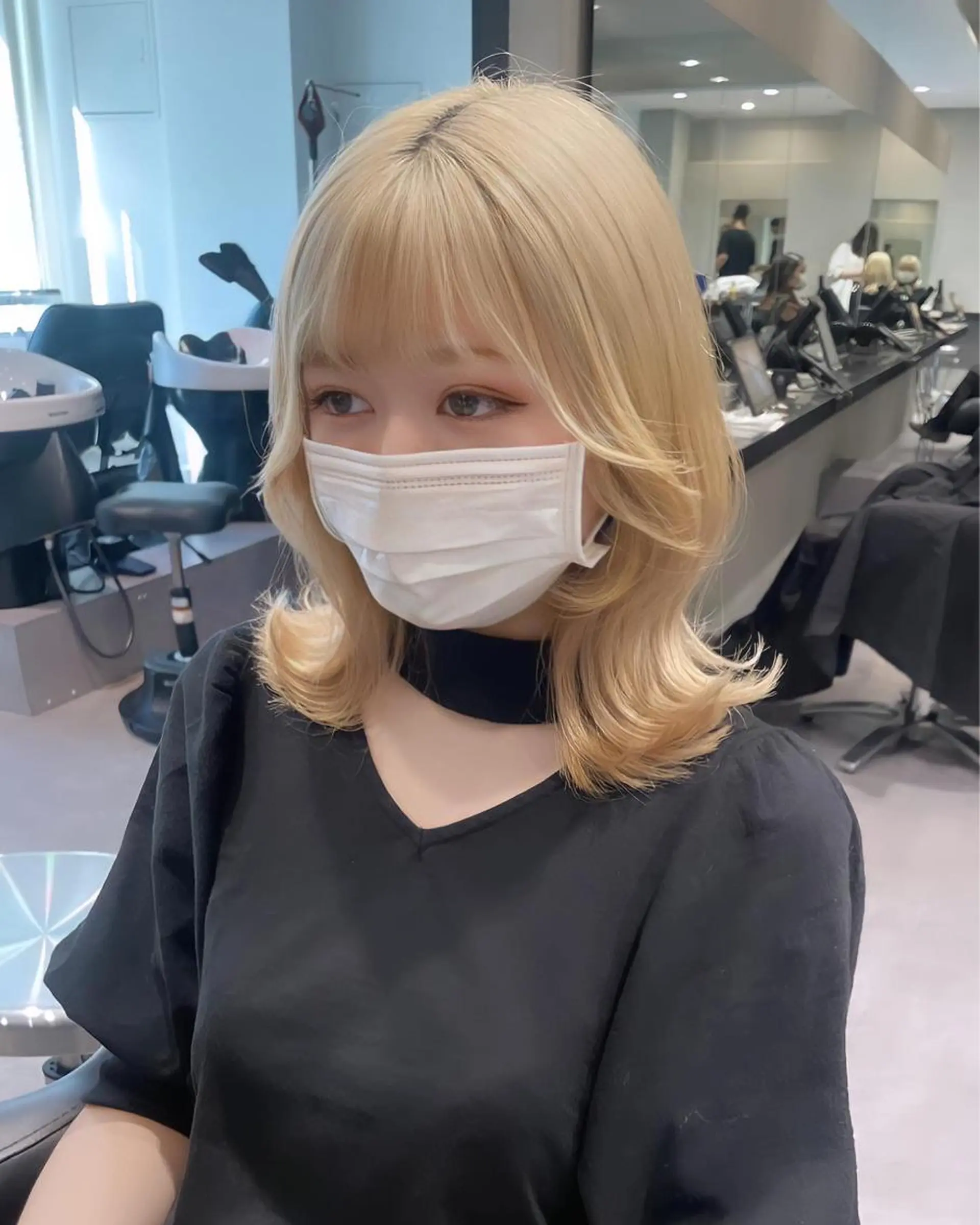 セミロング 銀座/レイヤーカット 🤍内野すみれのヘアスタイル