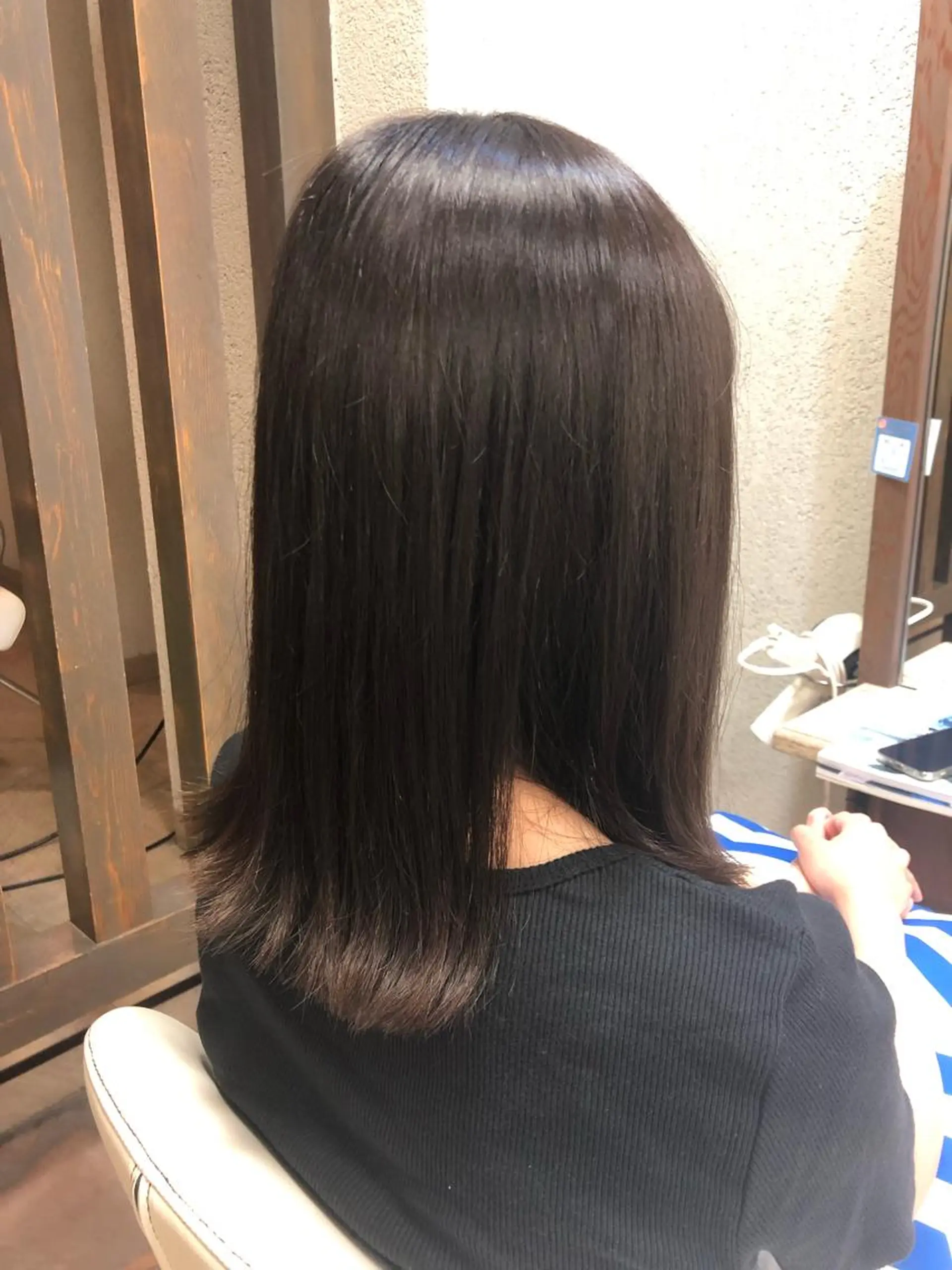 セミロング カット トリートメント 阿部 美咲のヘアスタイル