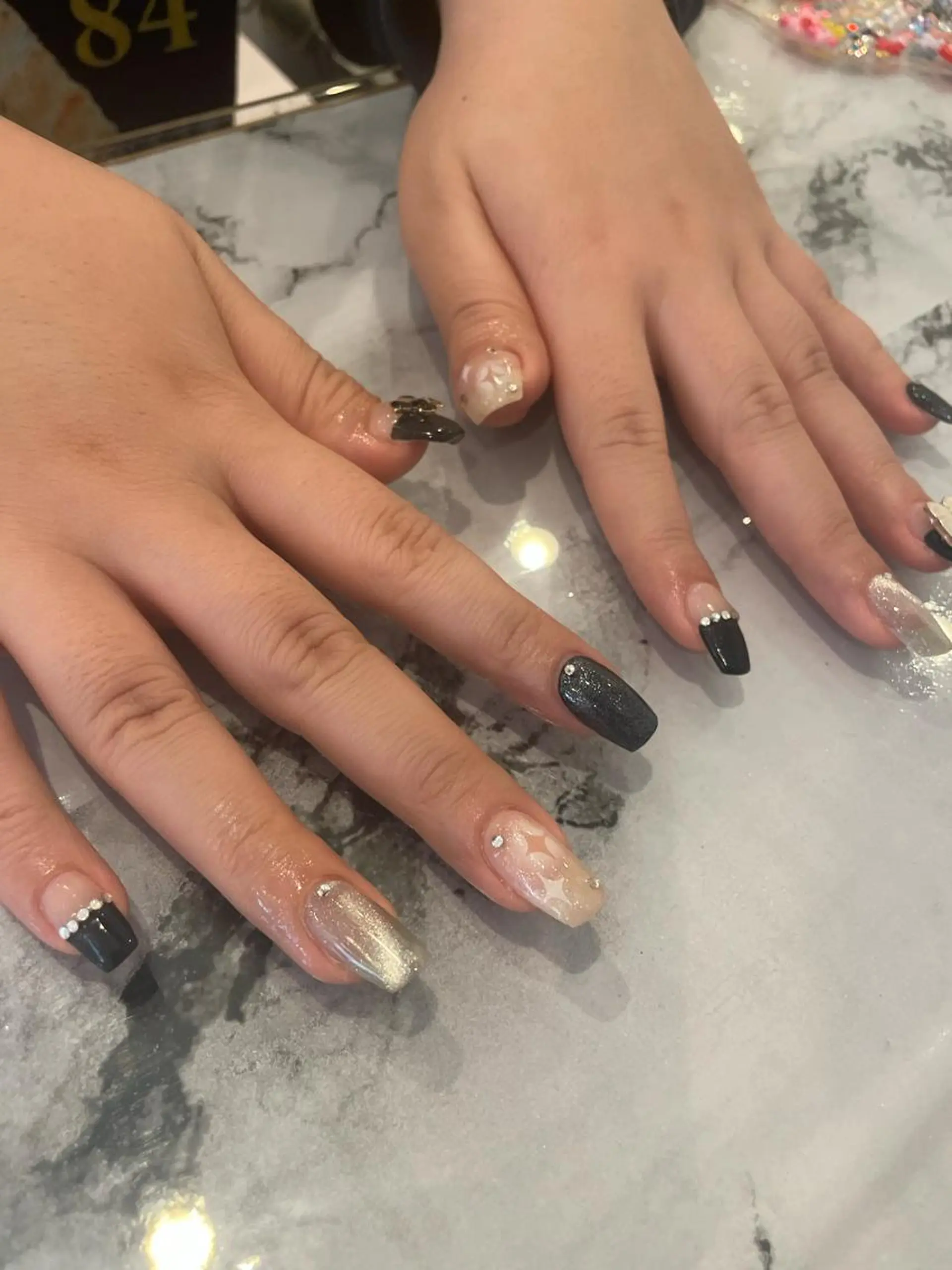 ネイル 束感まつ毛/ネイル/ LED♥KIRARAのマツエク・マツパデザイン