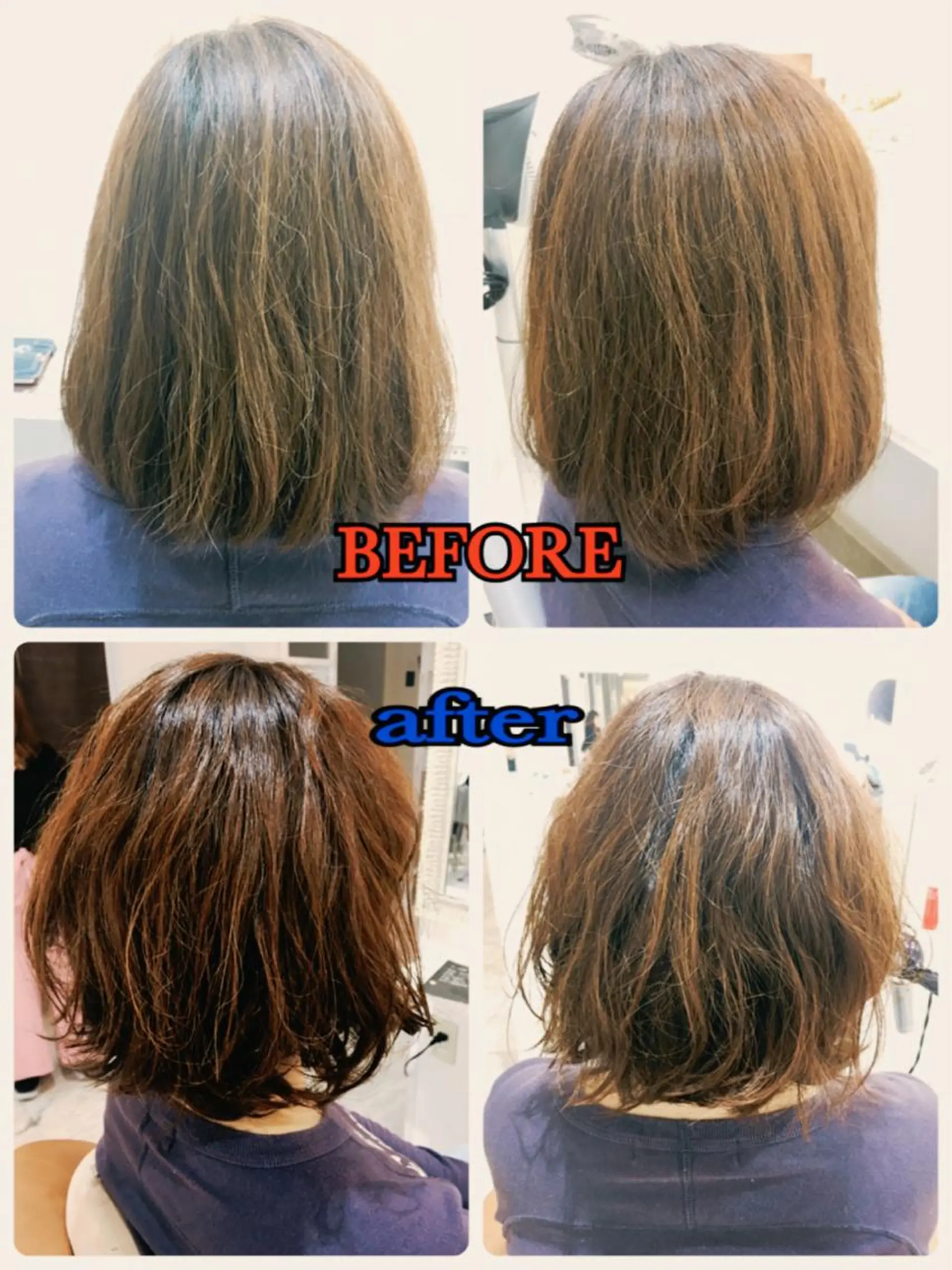 ミディアム ミディアムパーマ 中本 勝彦のヘアスタイル