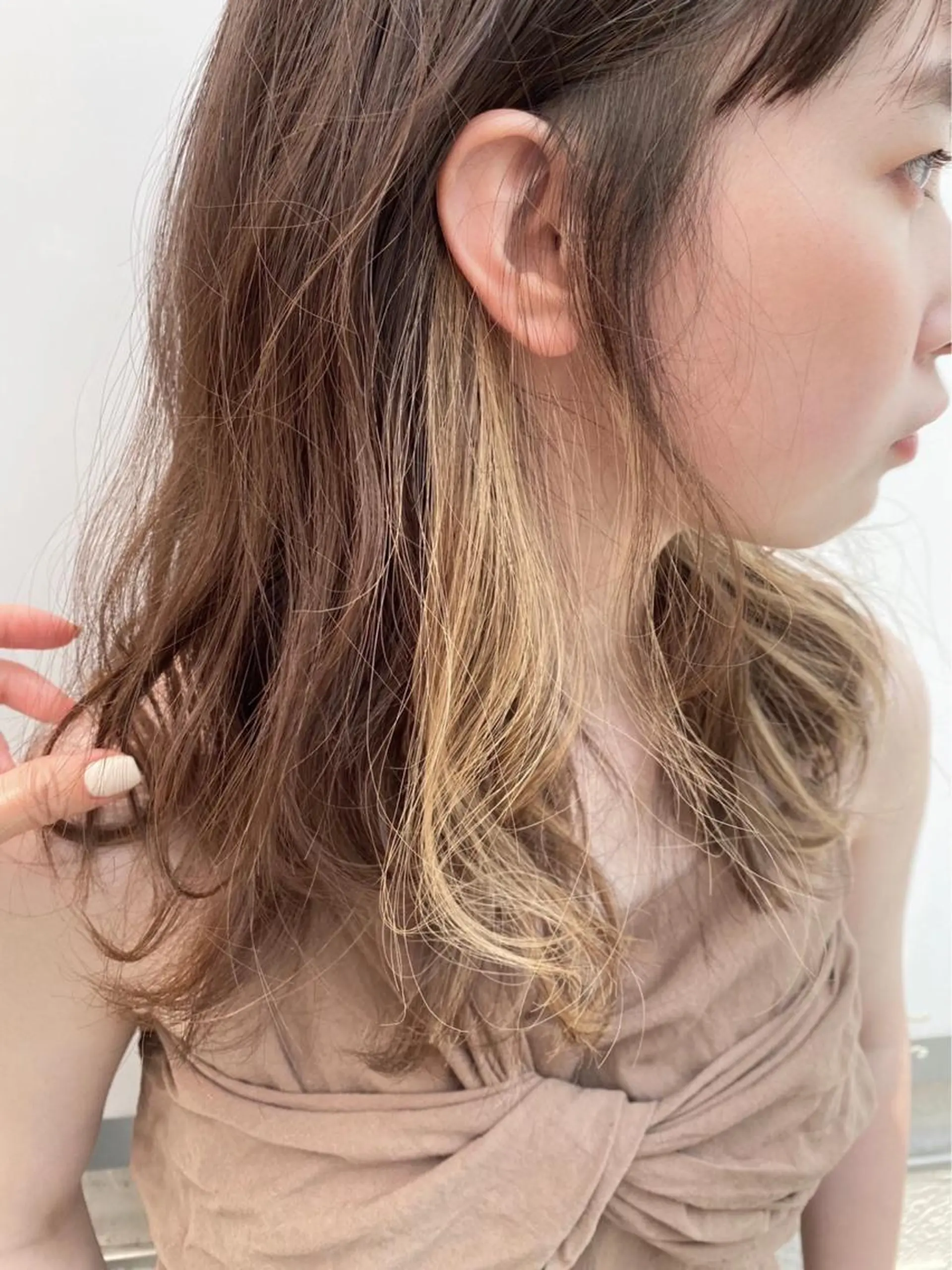 ロング カット ヘアカラー トリートメント 圧倒的な質感🧡 髪質改善/丸山晴菜のヘアスタイル