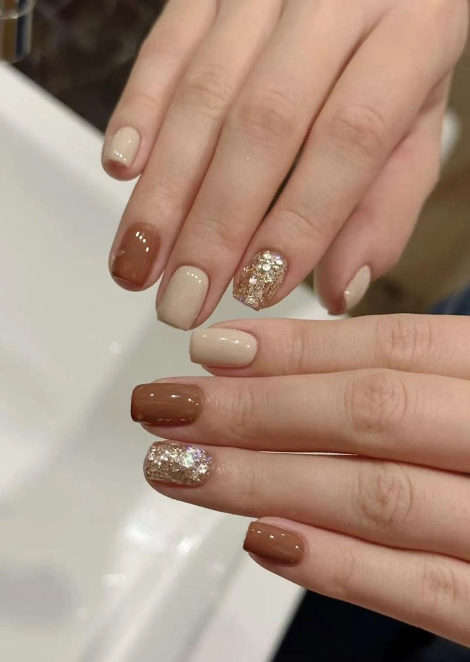 ネイル ジェルネイル 持ち込み パラジェル ハンドネイル ハンドケア Hana Bloom Nail Salonのネイルデザイン
