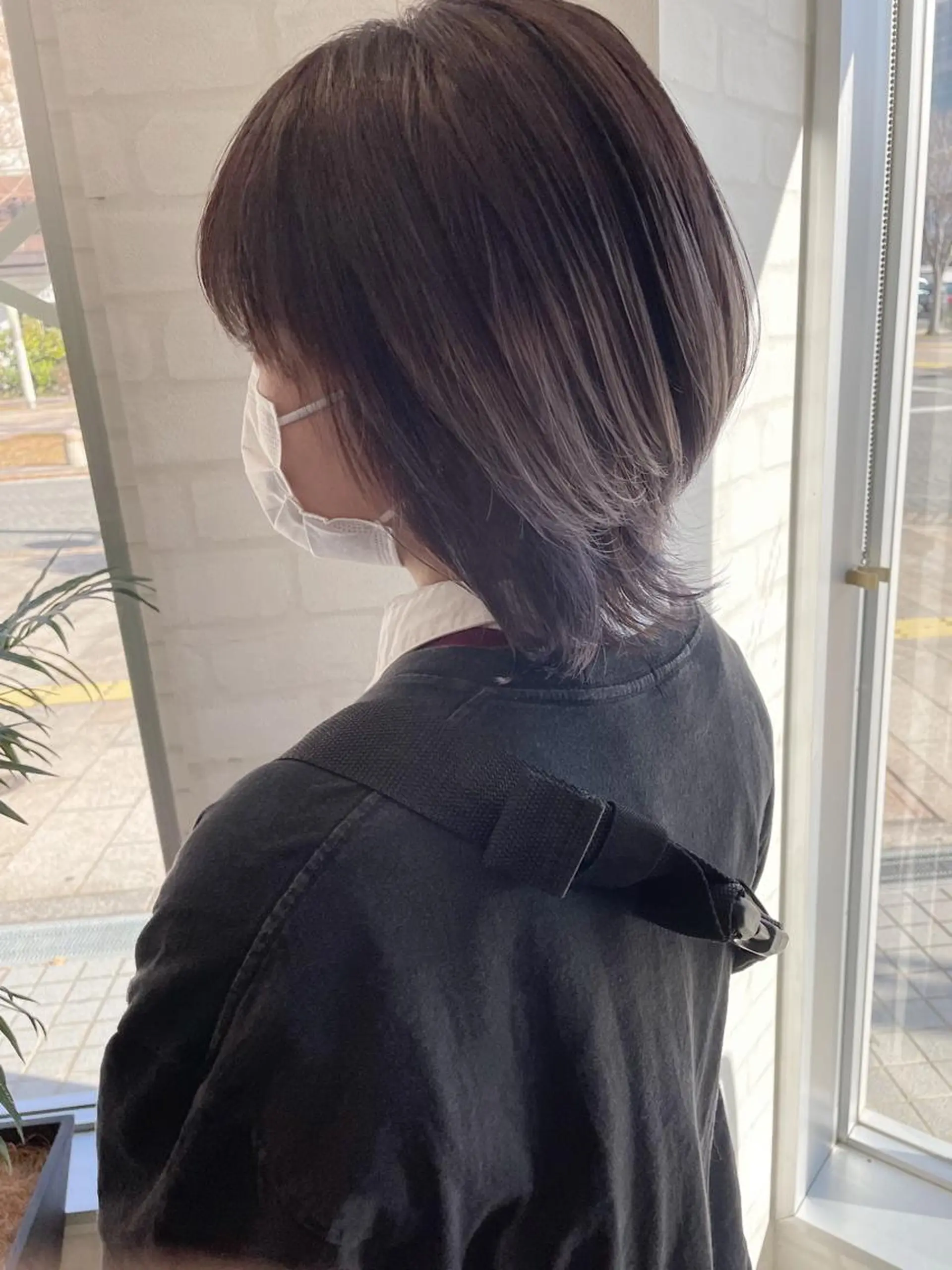 ミディアム カラー ケアブリーチ /髪質 改善/古橋圭史郎のヘアスタイル