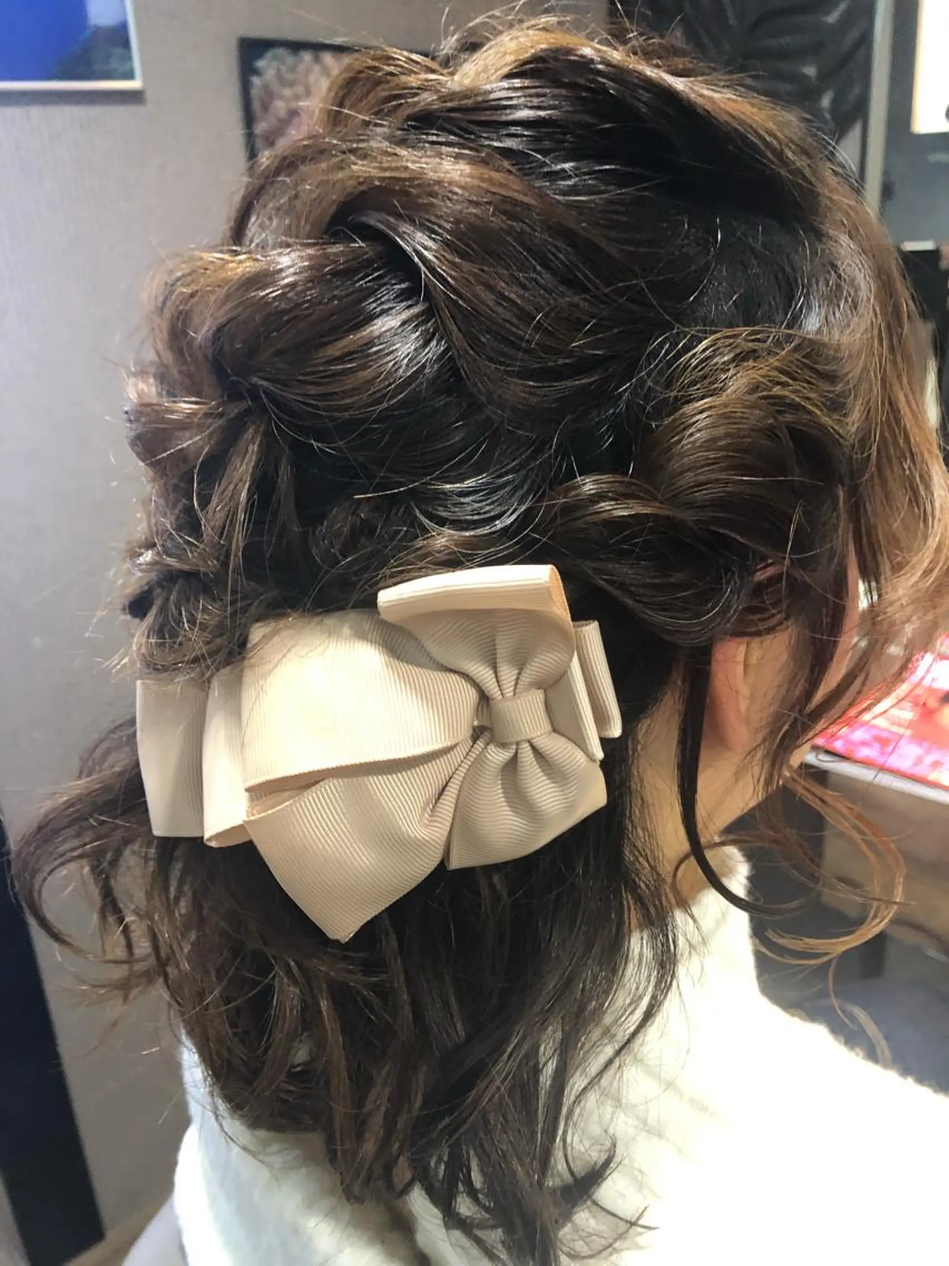 ミディアム ヘアアレンジ ヘアセット pep所属・pep natsumiのヘアスタイル