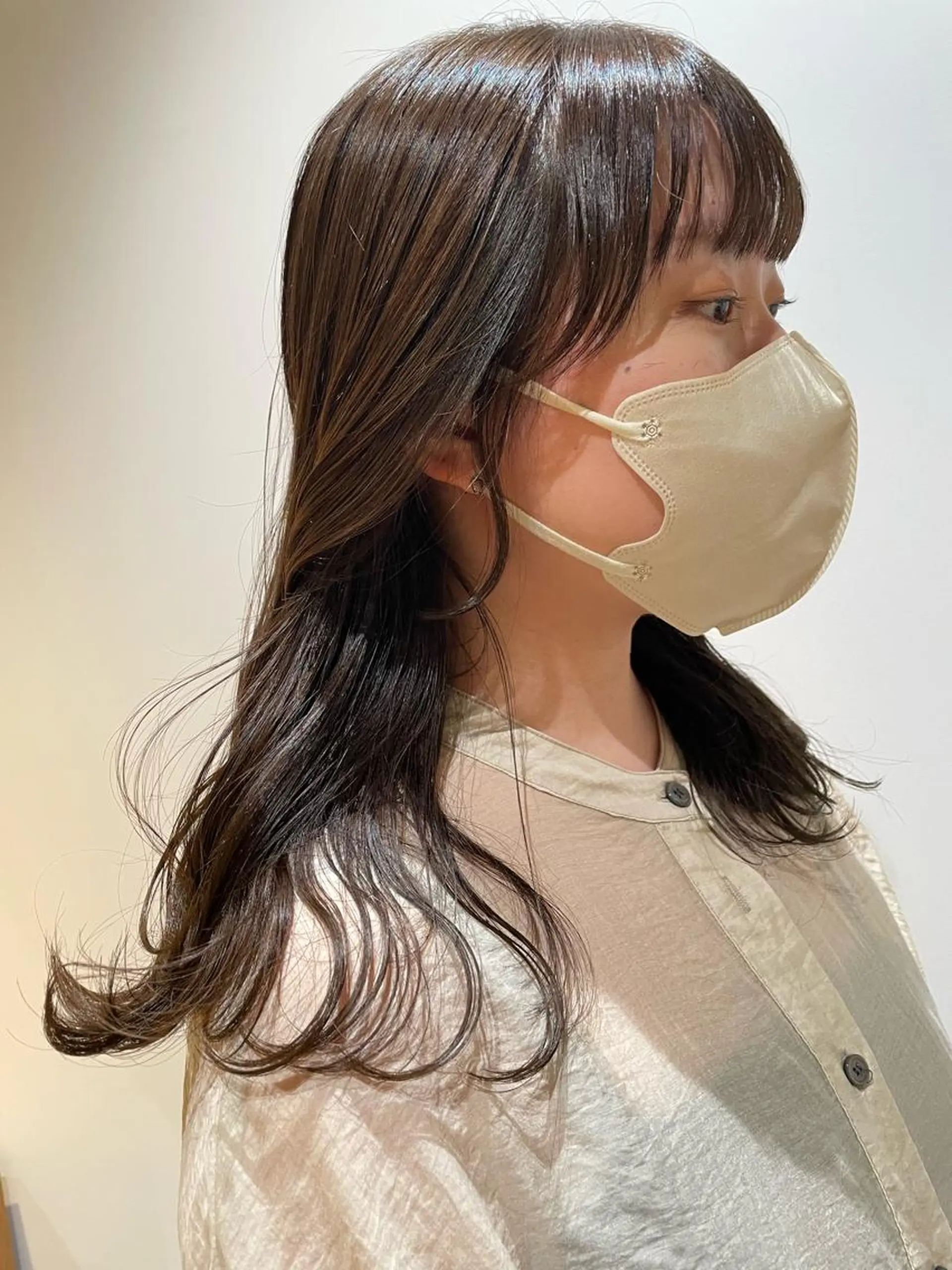 ロング カラー miu. ボブ/透け感カラーのヘアスタイル