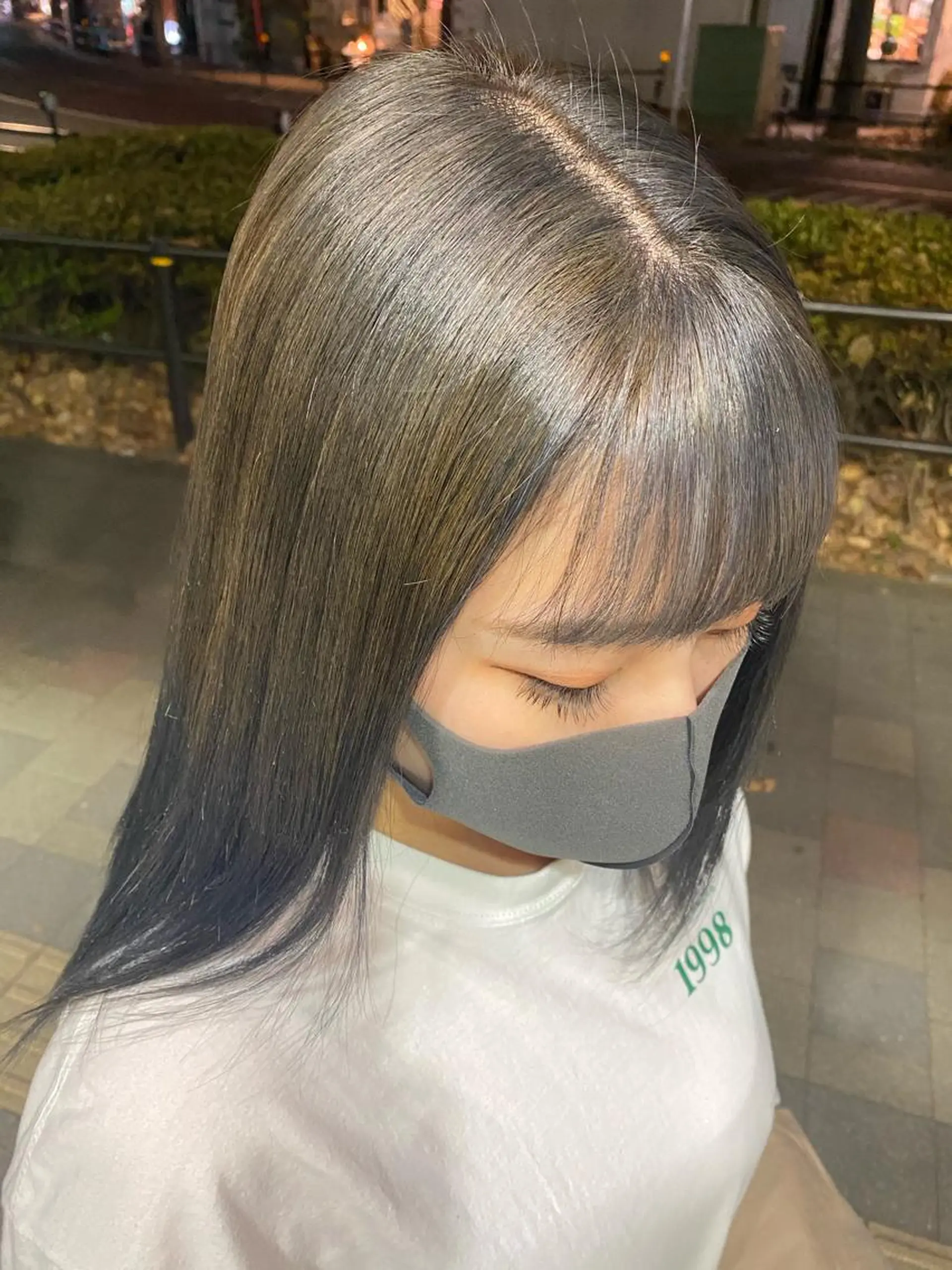 セミロング カラー ヘアアレンジ TSUNA 🌙 Lim 五反田のマツエク・マツパデザイン