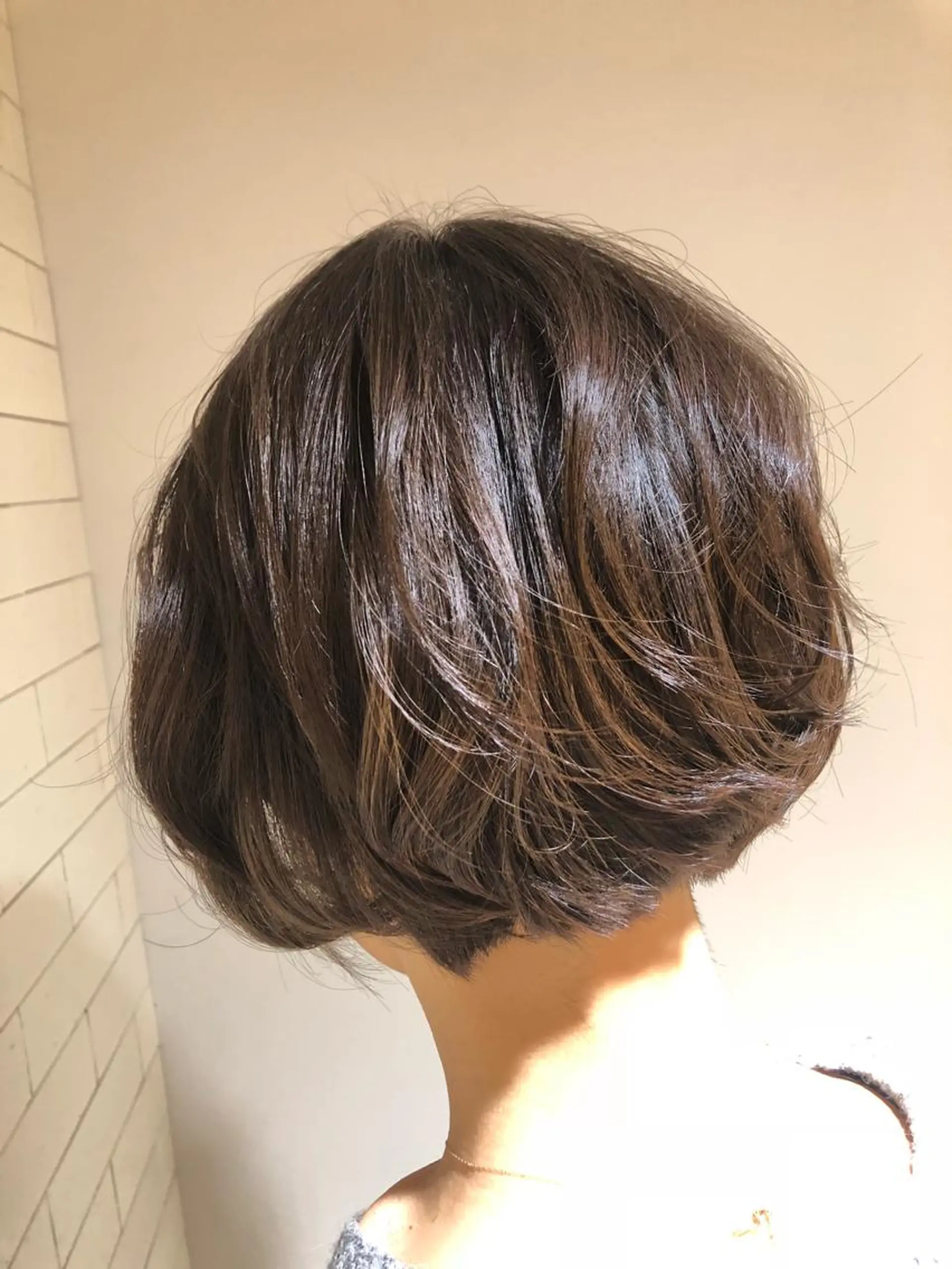 ショート カラー ヘアアレンジ アッシュ イルミナカラー バイオレットカラー バイオレットアッシュ レイヤー×ヘッドスパ ＊保田遥＊のヘアスタイル