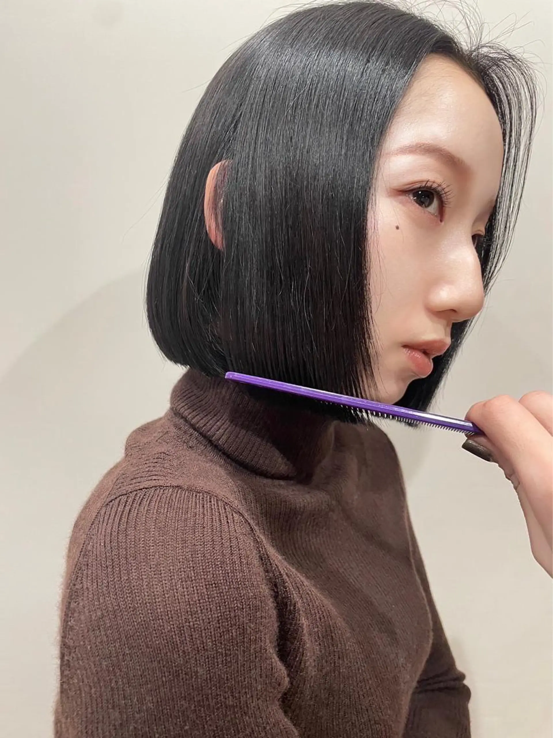 ミディアム ら んのヘアスタイル