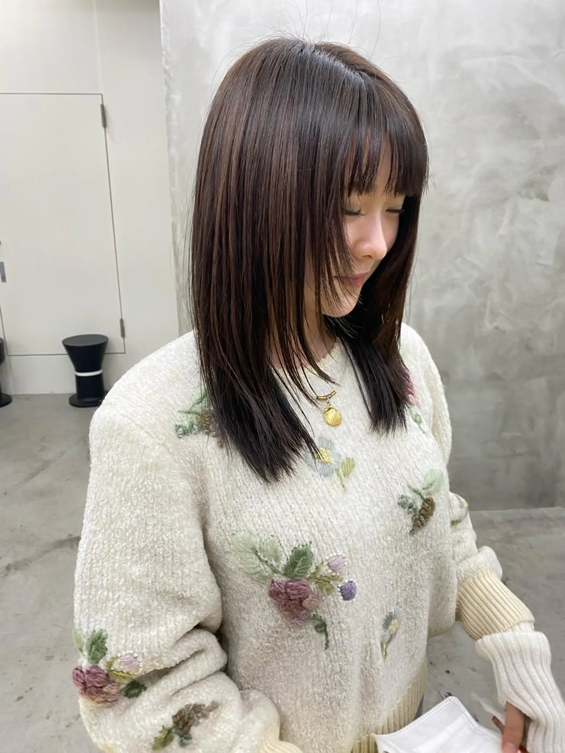 ミディアム カラー 無料カットモデル募集 🌱ひょうがのヘアスタイル