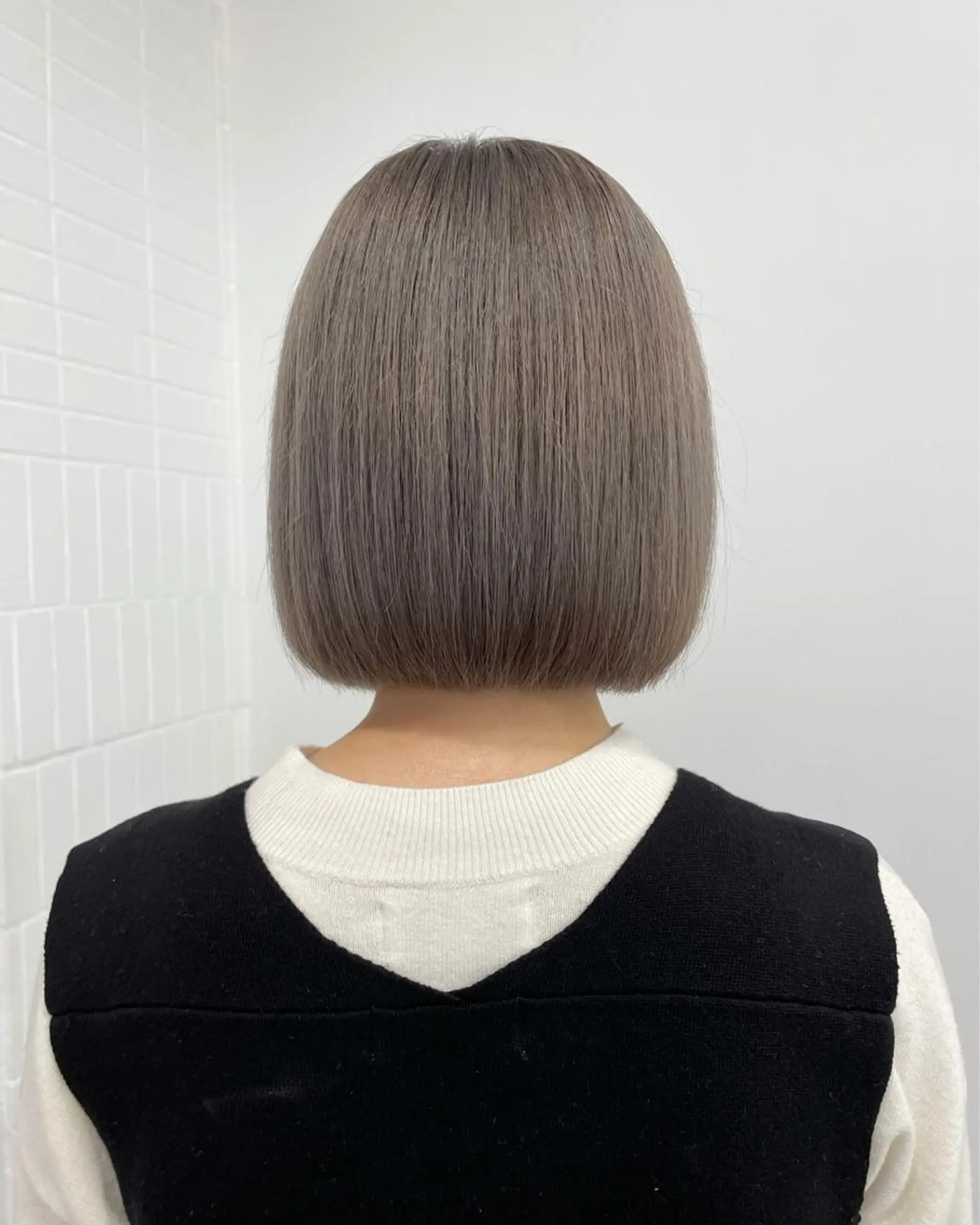 ミディアム カラー ヘアアレンジ ボブ×柔らかいカラー 🌷misaki𓍼のヘアスタイル