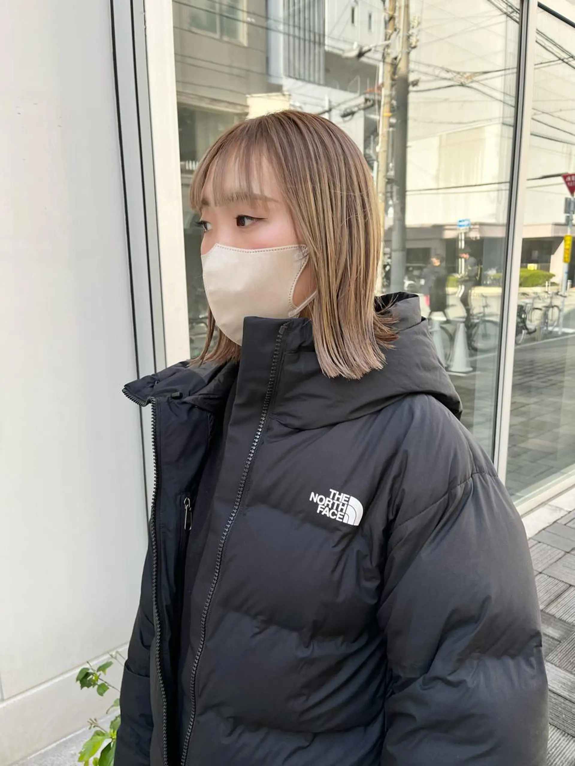 ミディアム カラー ベージュカラー ブリーチ ブラウンカラー ブラウンベージュ ケアブリーチ カット ヘアカラー ショート/パーマ/ カラー/FUKOのヘアスタイル