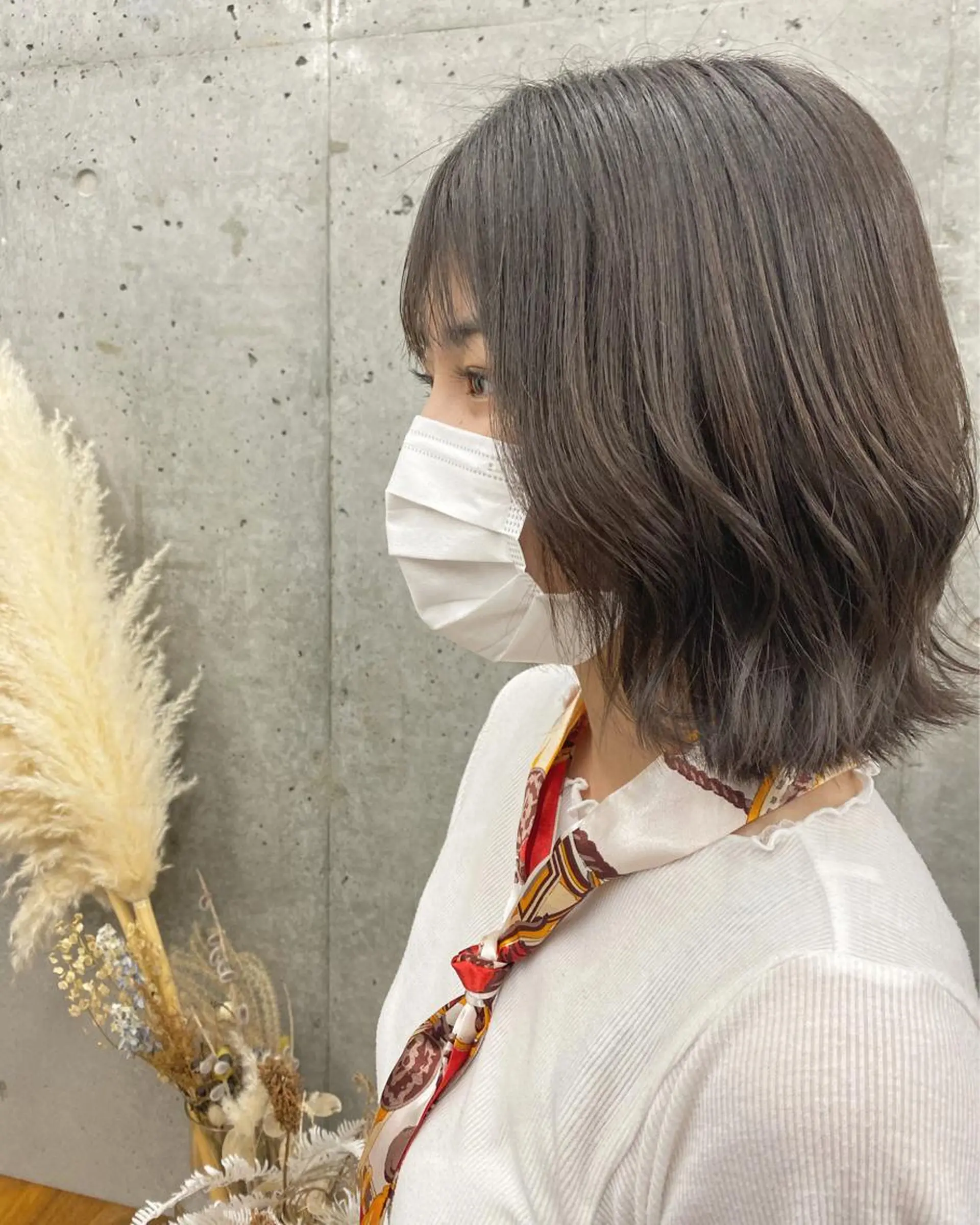 ミディアム 外ハネヘア yume. COA GINZAのヘアスタイル