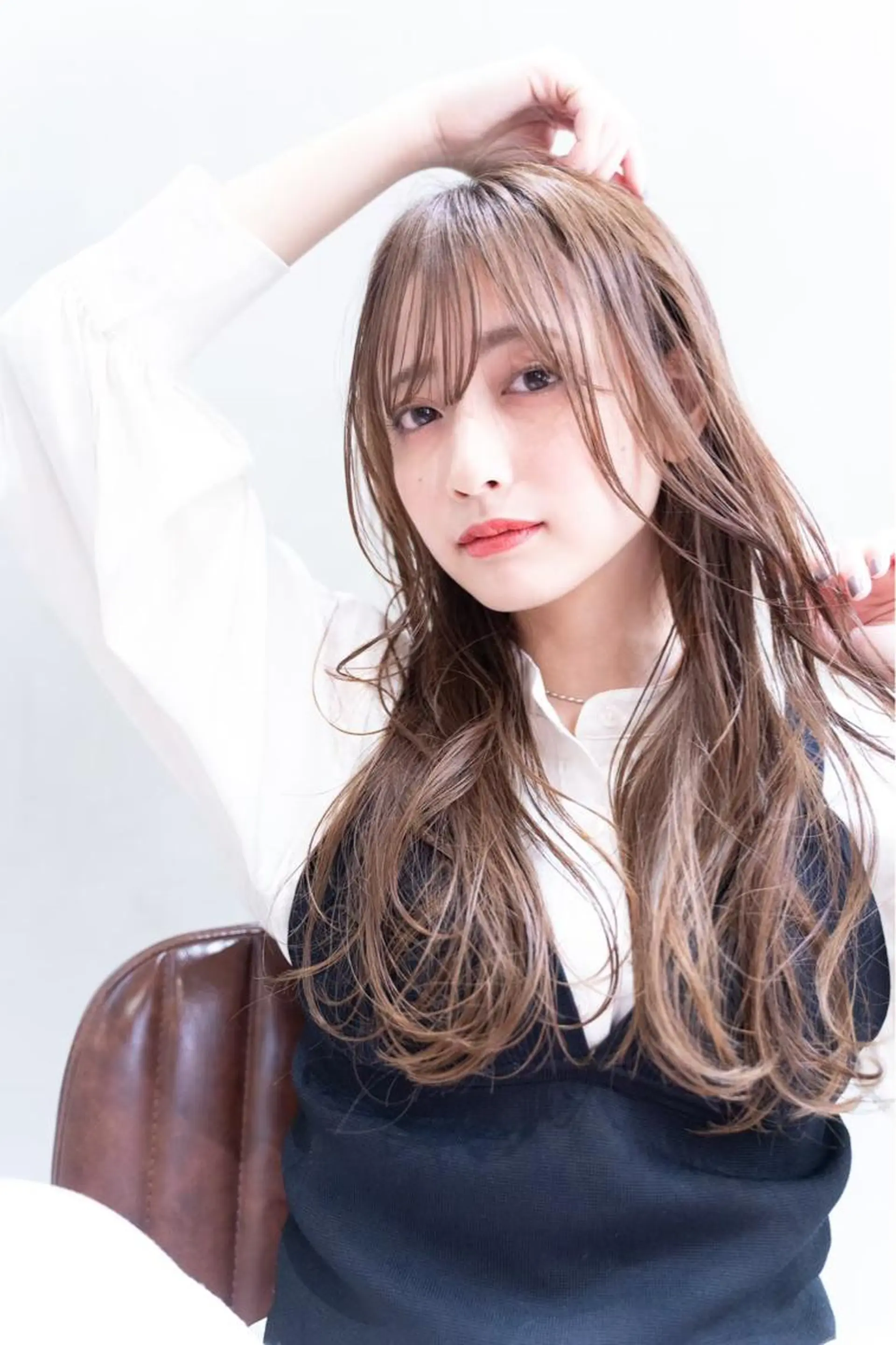 ロング カラー ハイトーン/レイヤー 💜Akaneのヘアスタイル