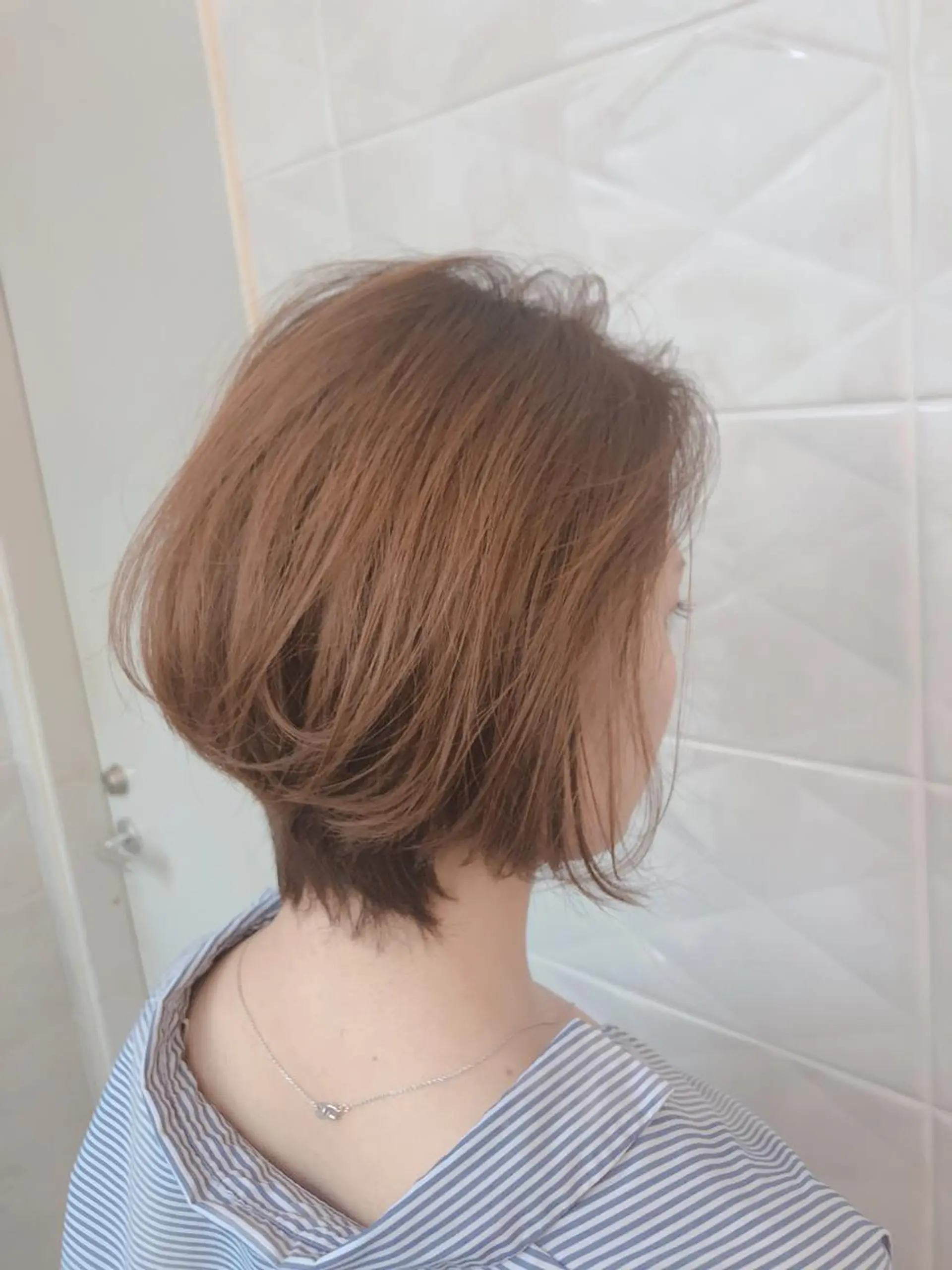 ショート カラー ベージュカラー イルミナカラー 💗大人艶×髪質改善 カラー💗AYAKIのヘアスタイル