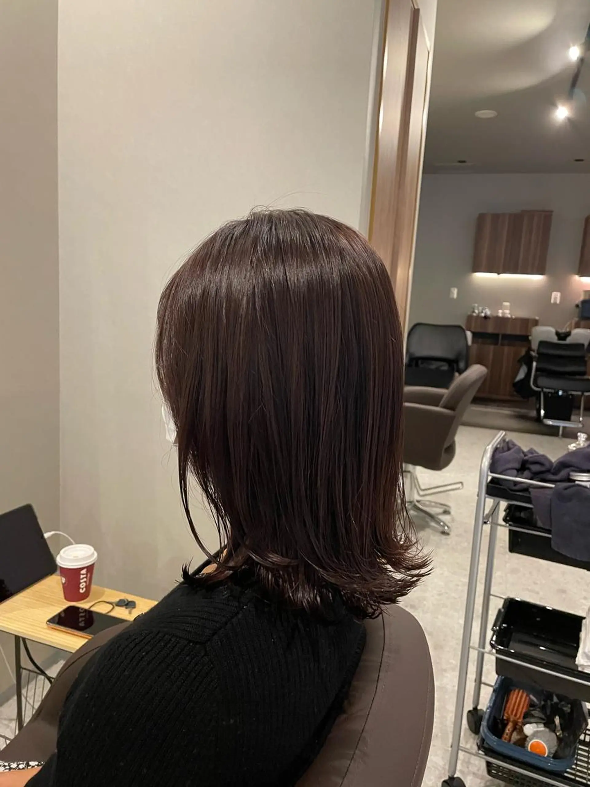 ミディアム トリートメント 《Rounds》 rihoのヘアスタイル