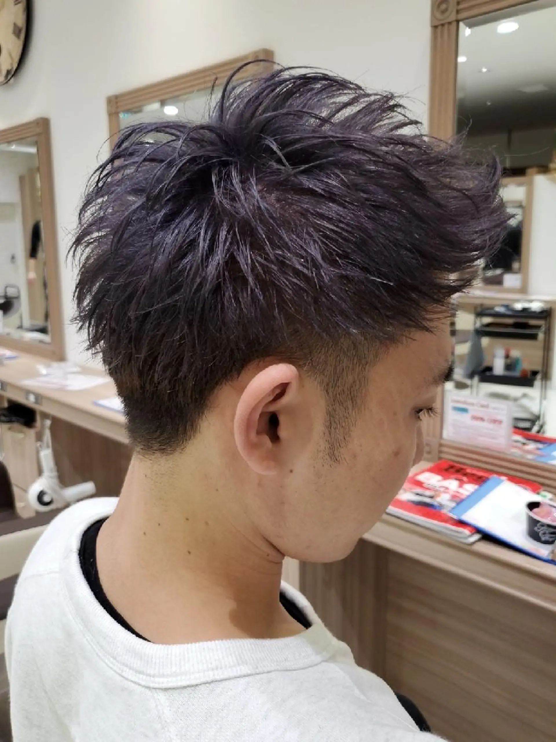 ショート カラー メンズ メンズブリーチ ブリーチ 中村 和貴 ＜Ash津田沼＞のヘアスタイル