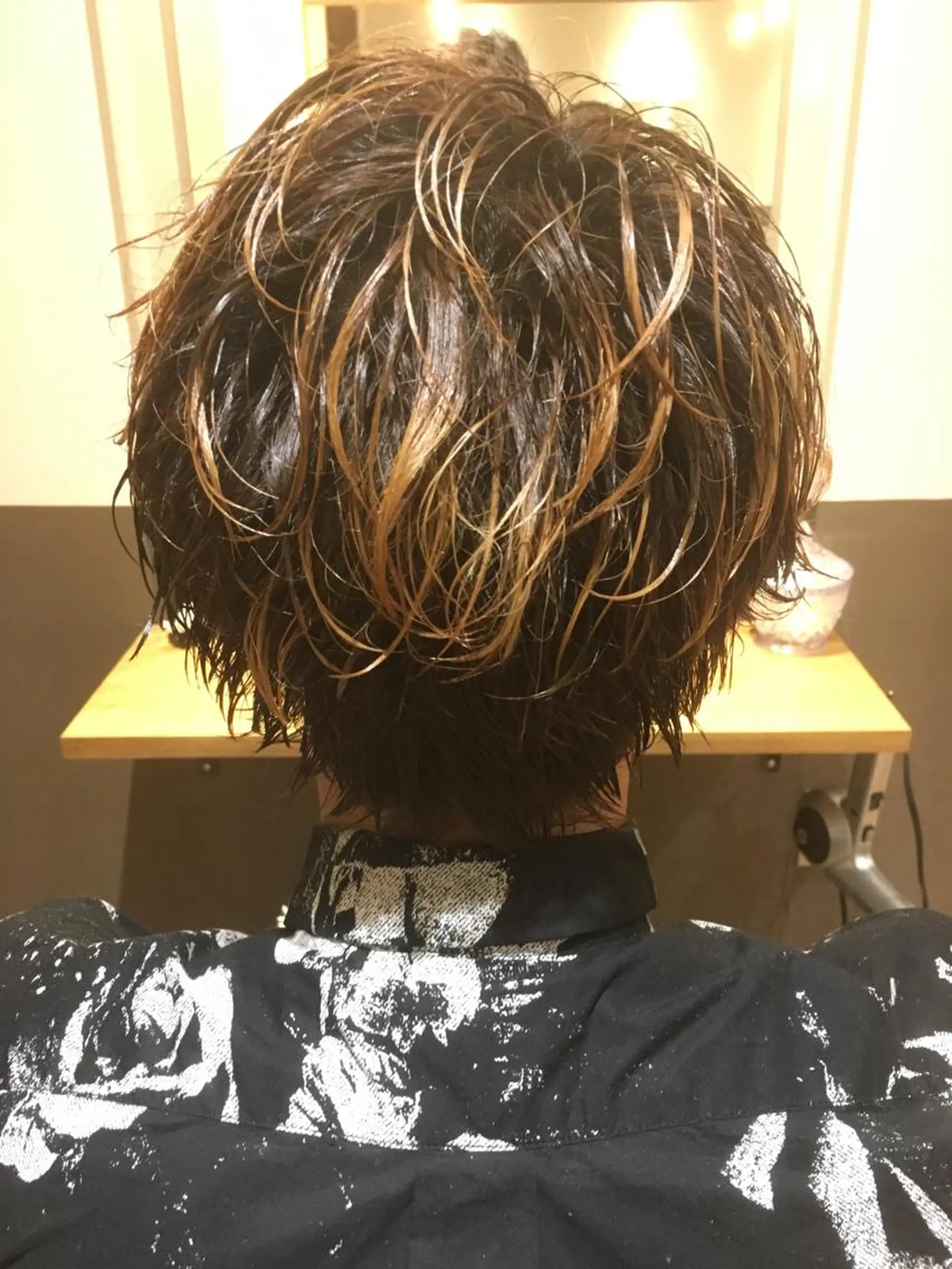 ショート ミディアム メンズ 清水 純のヘアスタイル