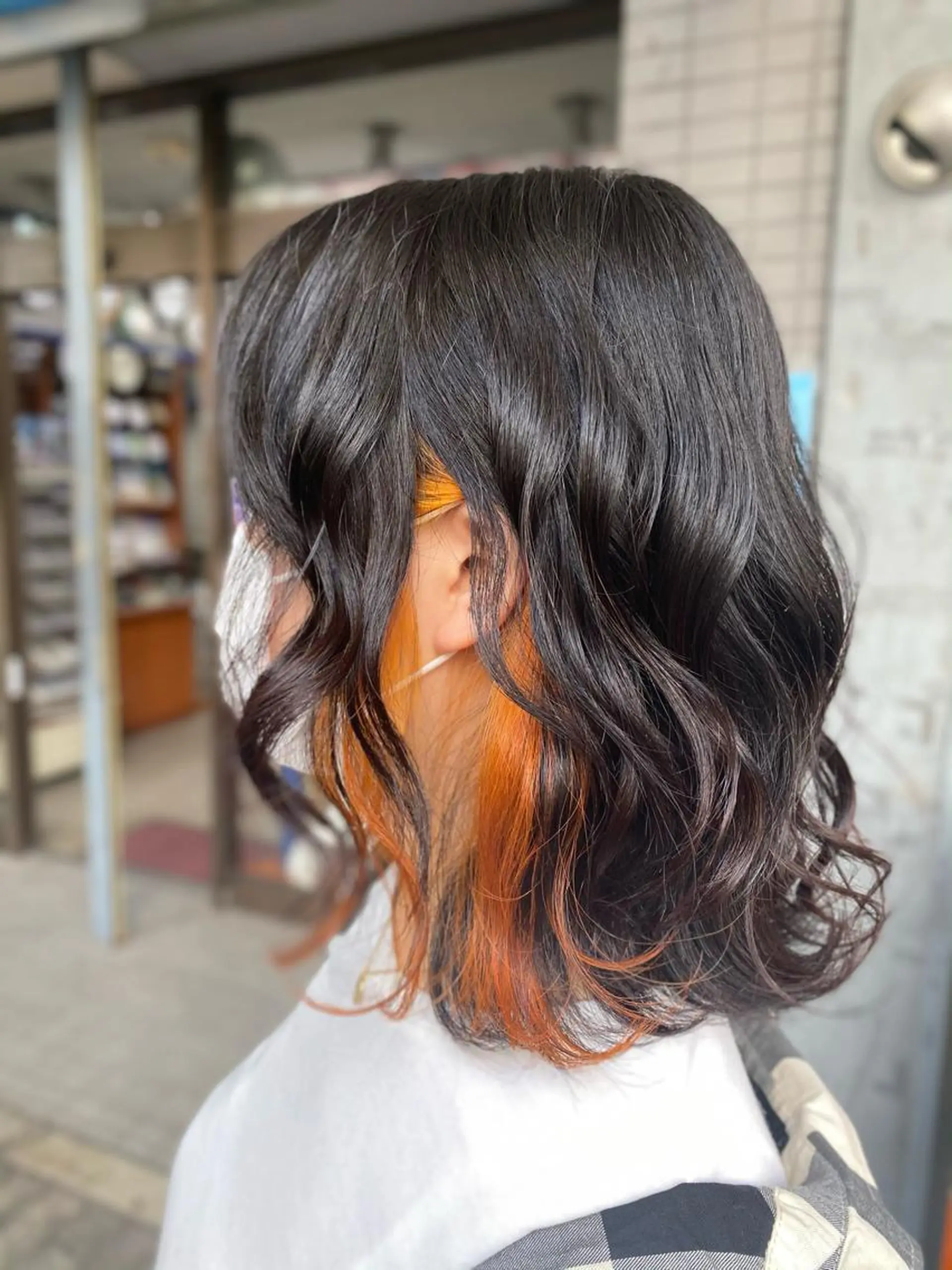 ミディアム ヘアカラー ゆぴ☾‪/推しカラー /ハイトーンのヘアスタイル